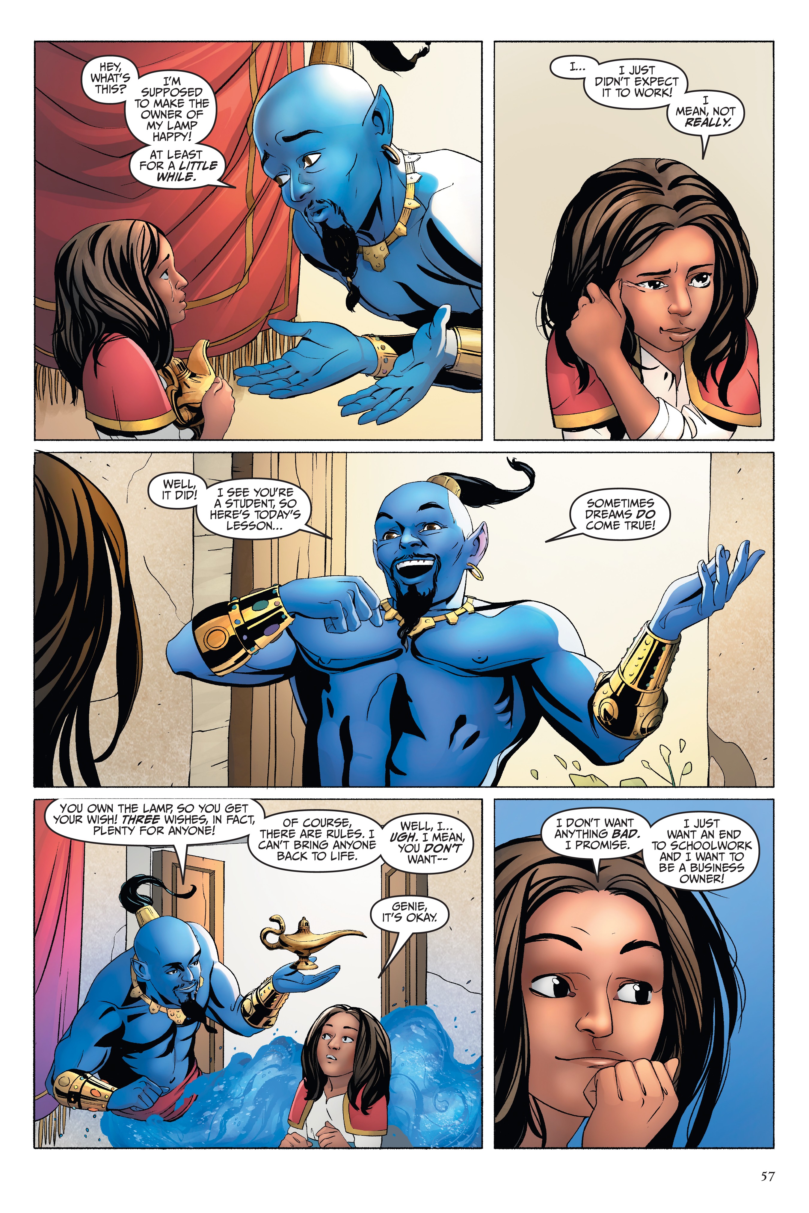 Disney Aladdin: Four Tales of Agrabah  (2019) issue 1 - Page 57