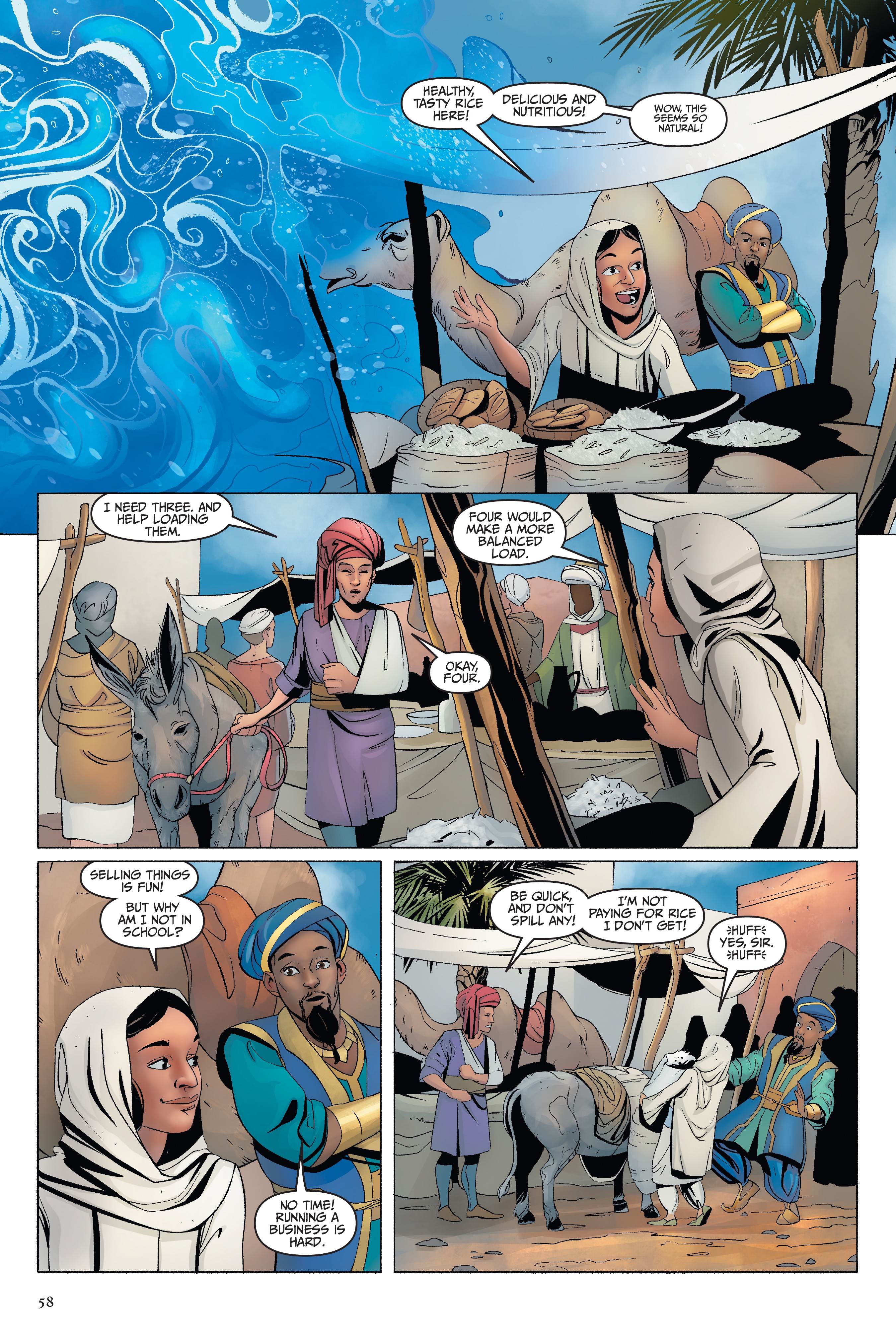 Disney Aladdin: Four Tales of Agrabah  (2019) issue 1 - Page 58