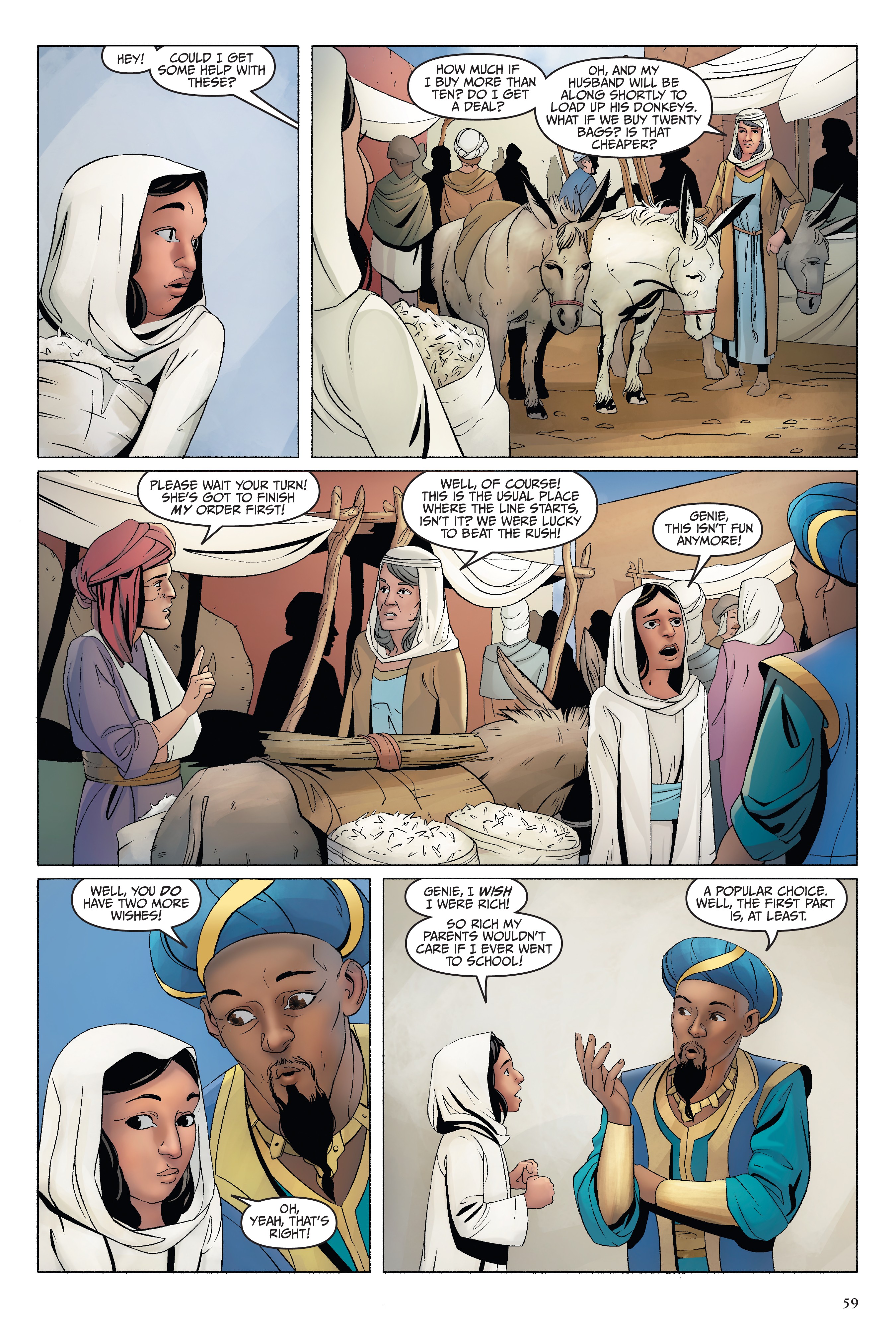 Disney Aladdin: Four Tales of Agrabah  (2019) issue 1 - Page 59