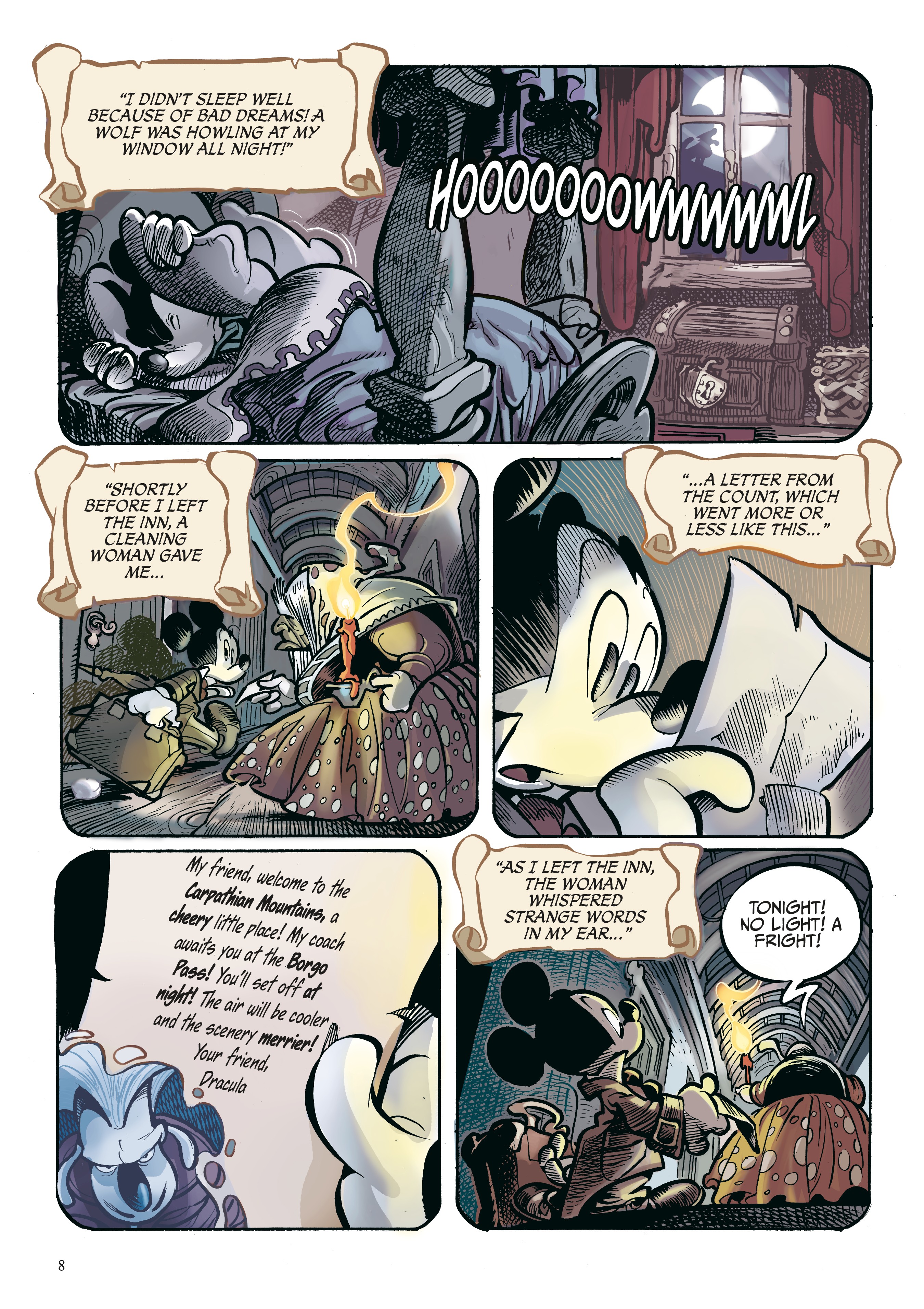 Disney Dracula starring Mickey Mouse (2019) issue 1 - Page 8