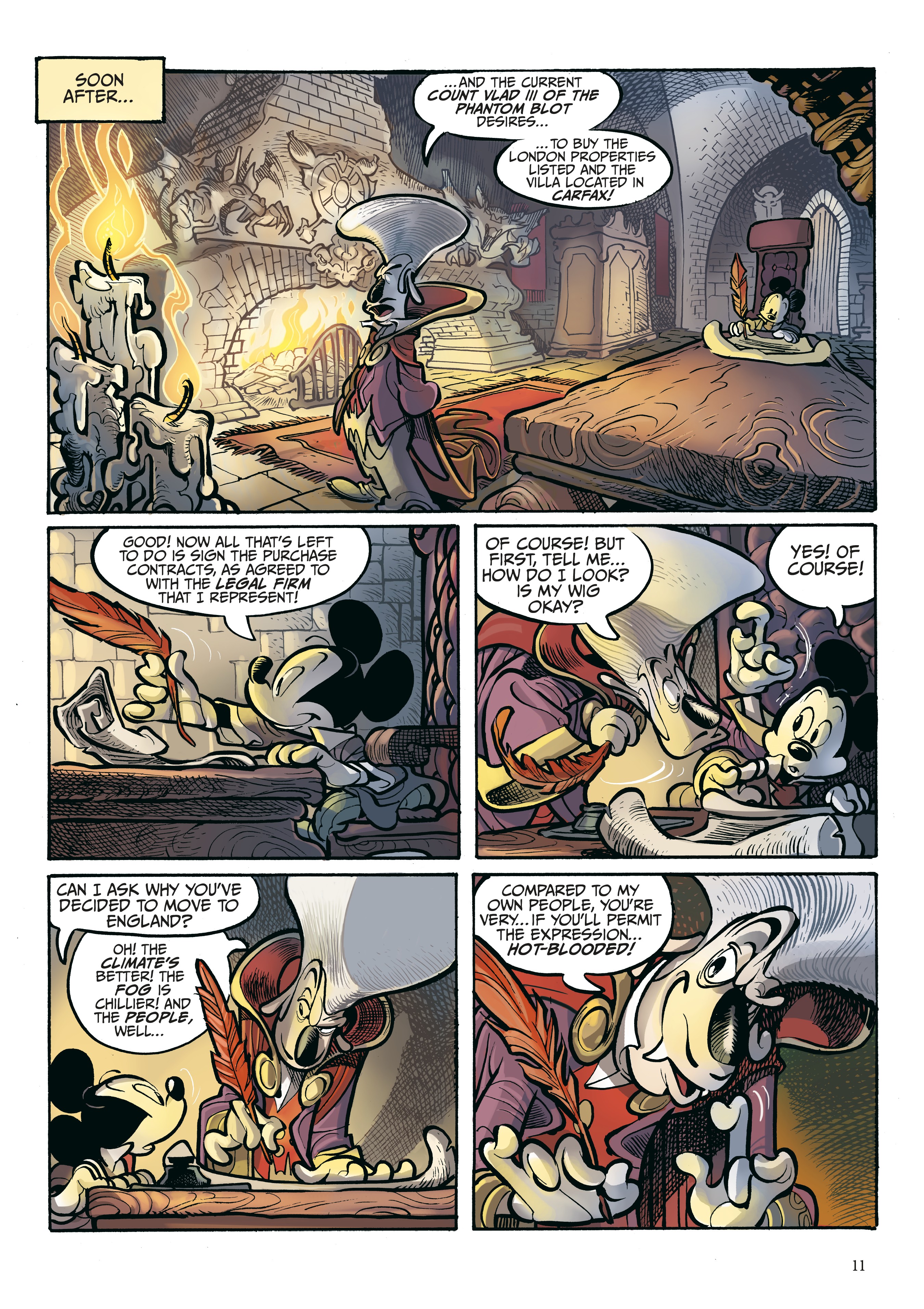 Disney Dracula starring Mickey Mouse (2019) issue 1 - Page 11