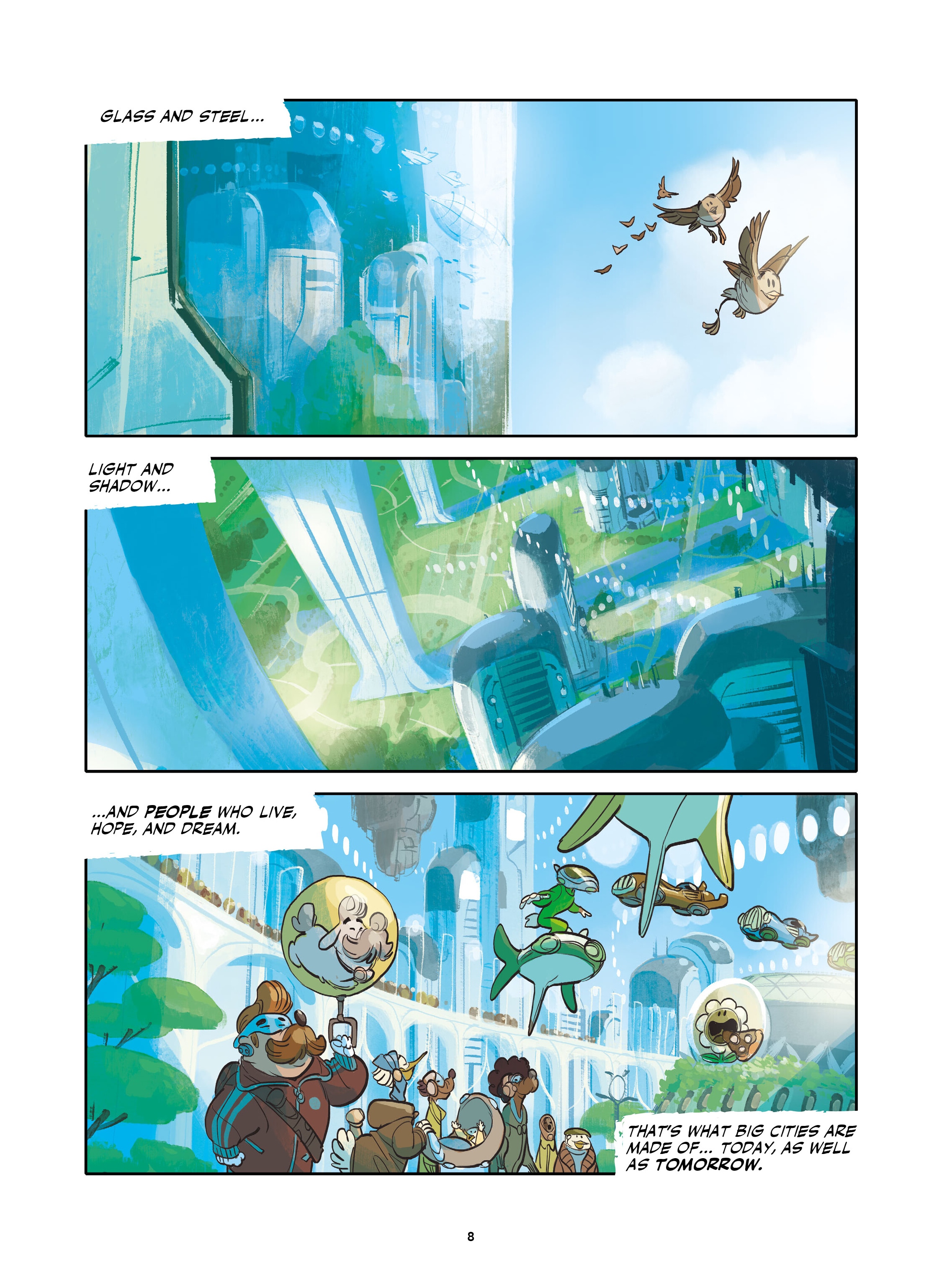 <{ $series->title }} issue Vol. 1 - Mickey and Donald Fantastic Futures - Page 9