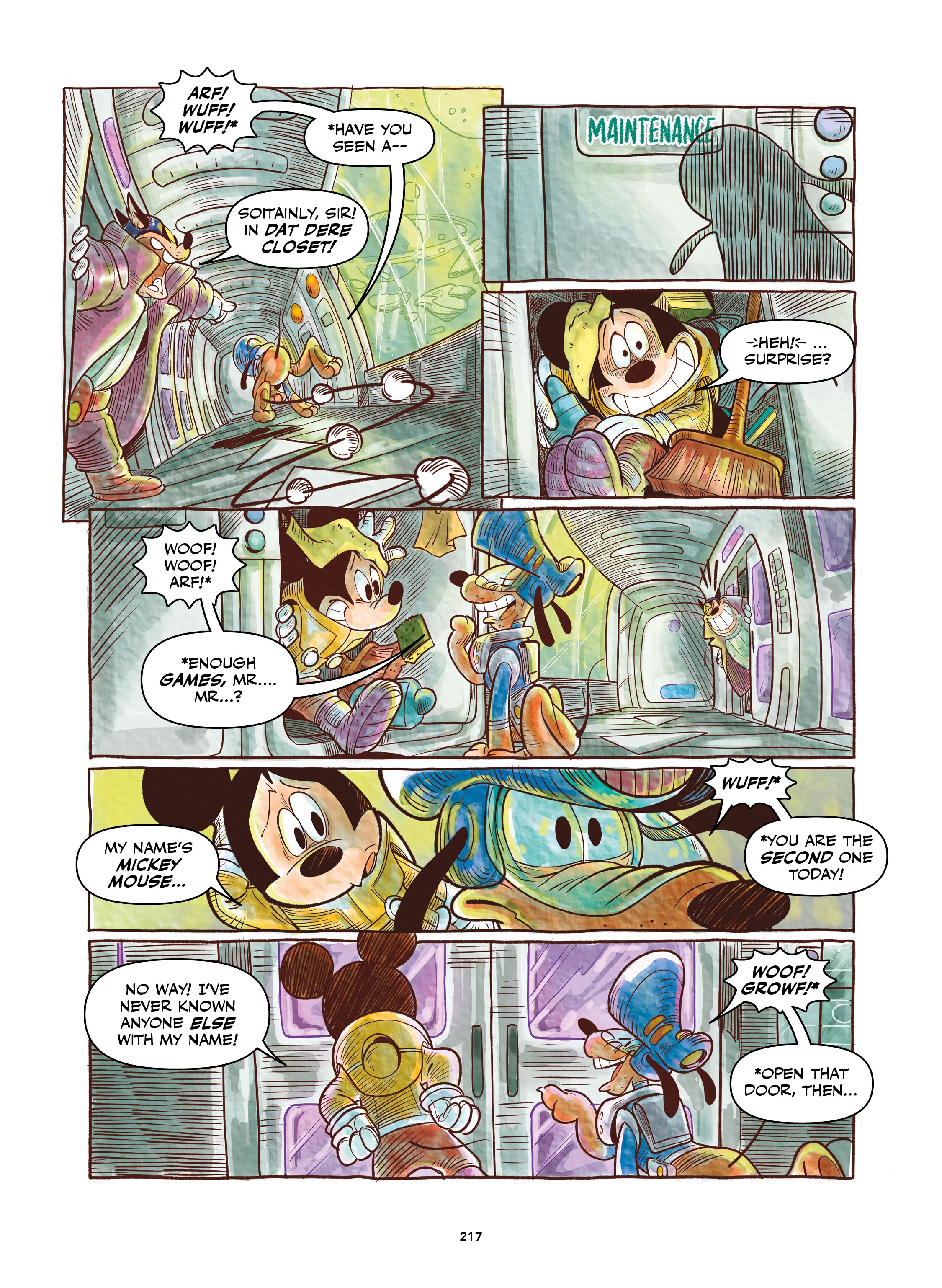 Disney Once Upon a Mouse... In the Future (2024-) issue Vol. 1 - Mickey and Donald Fantastic Futures - Page 218