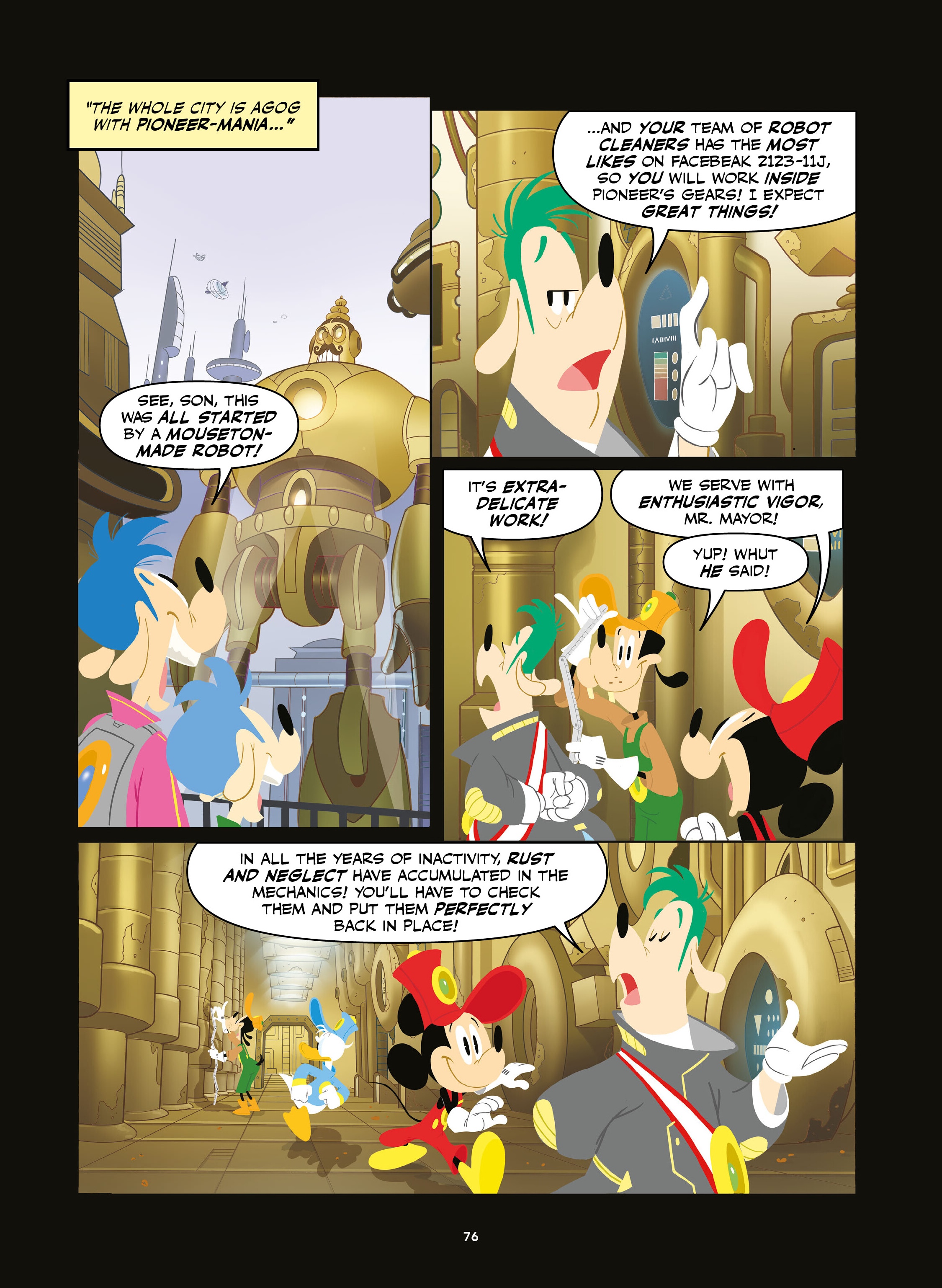 Disney Once Upon a Mouse... In the Future (2024-) issue Vol. 1 - Mickey and Donald Fantastic Futures - Page 77