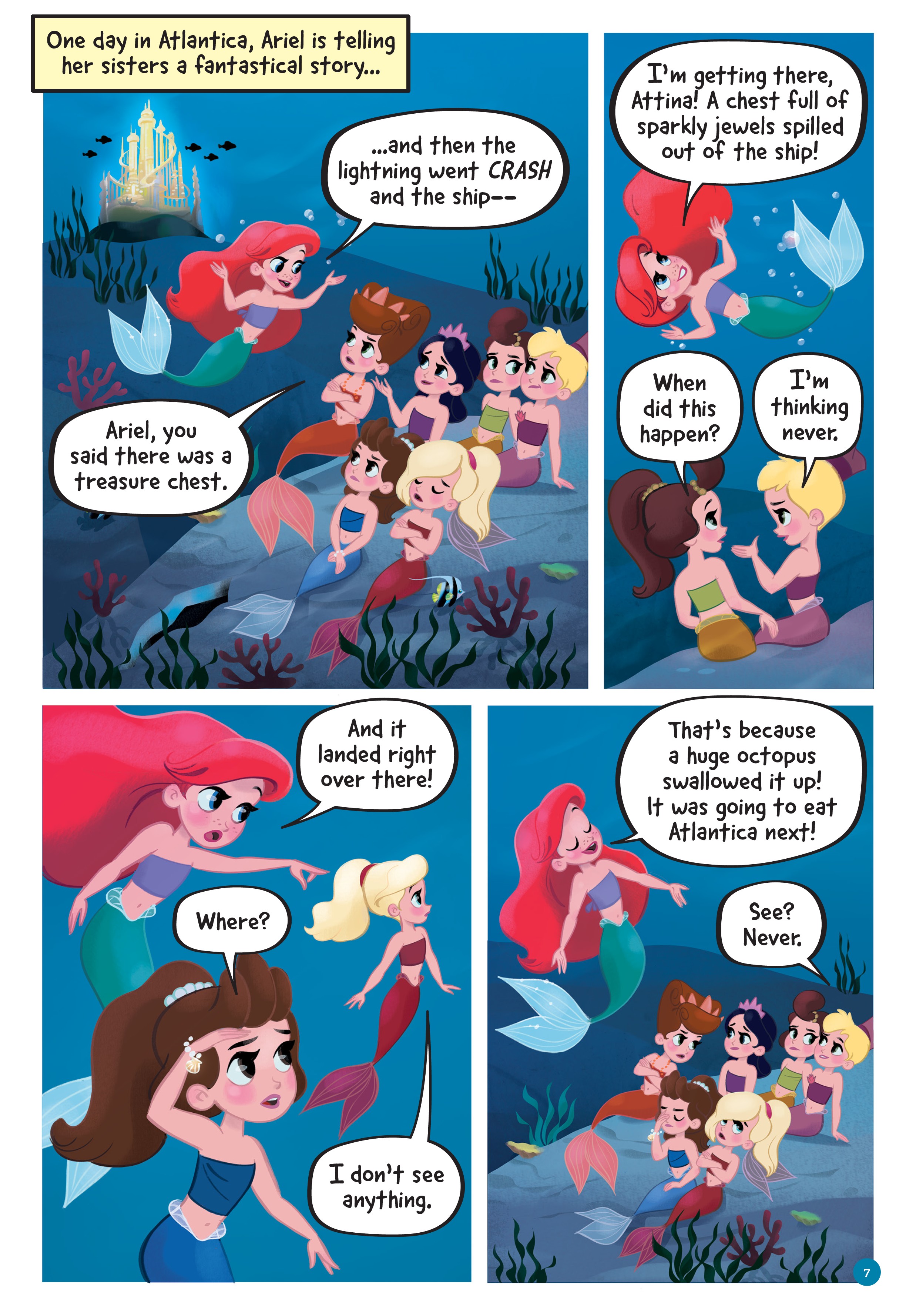 Disney Princess: Ariel and the Sea Wolf (2019) issue 1 - Page 6