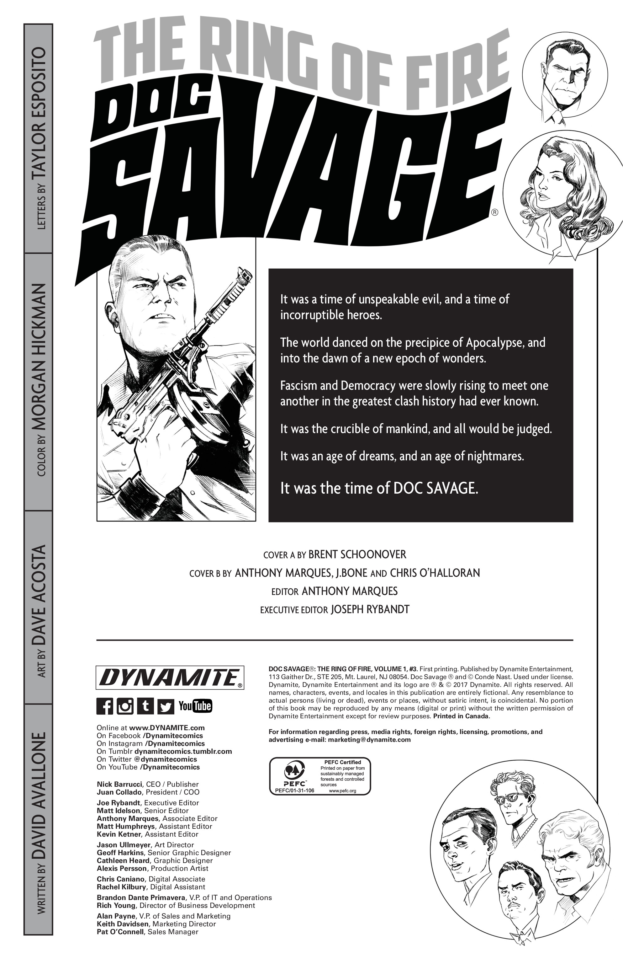 Doc Savage: Ring Of Fire (2017): Chapter 3 - Page 3