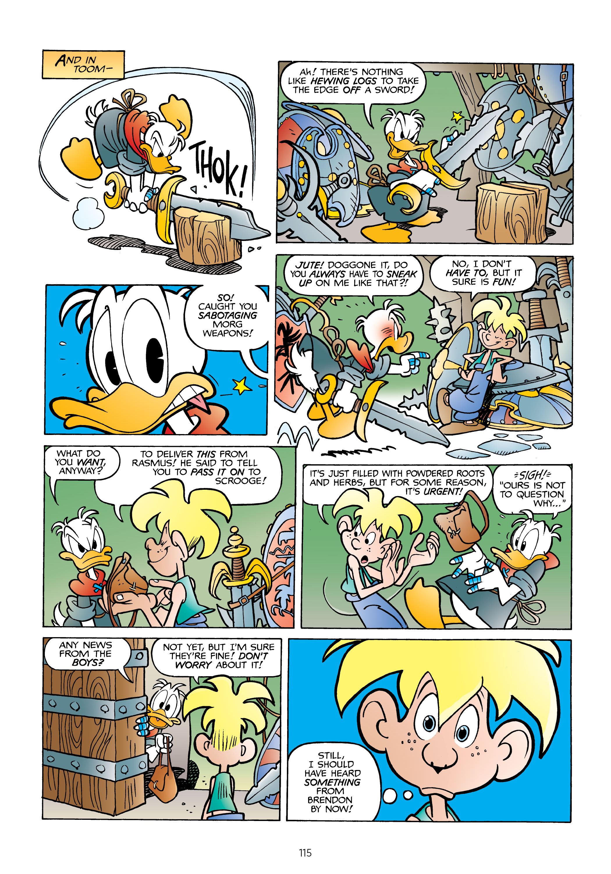 Donald Duck and Uncle Scrooge: World of the Dragonlords (2021) issue 1 - Page 116