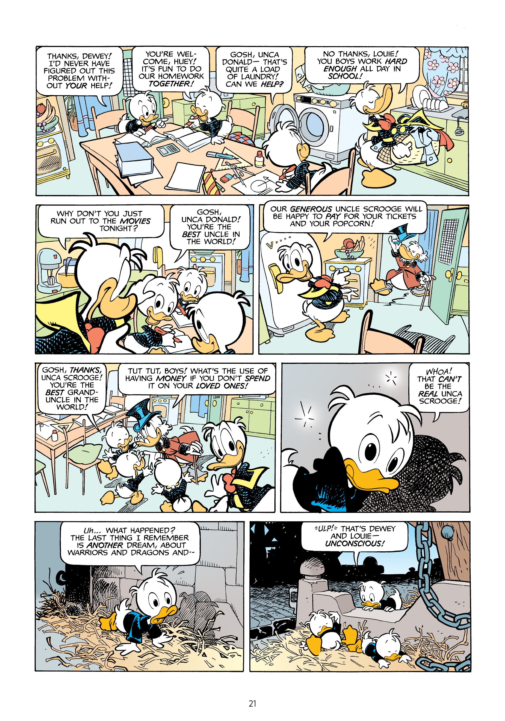 Donald Duck and Uncle Scrooge: World of the Dragonlords (2021) issue 1 - Page 22