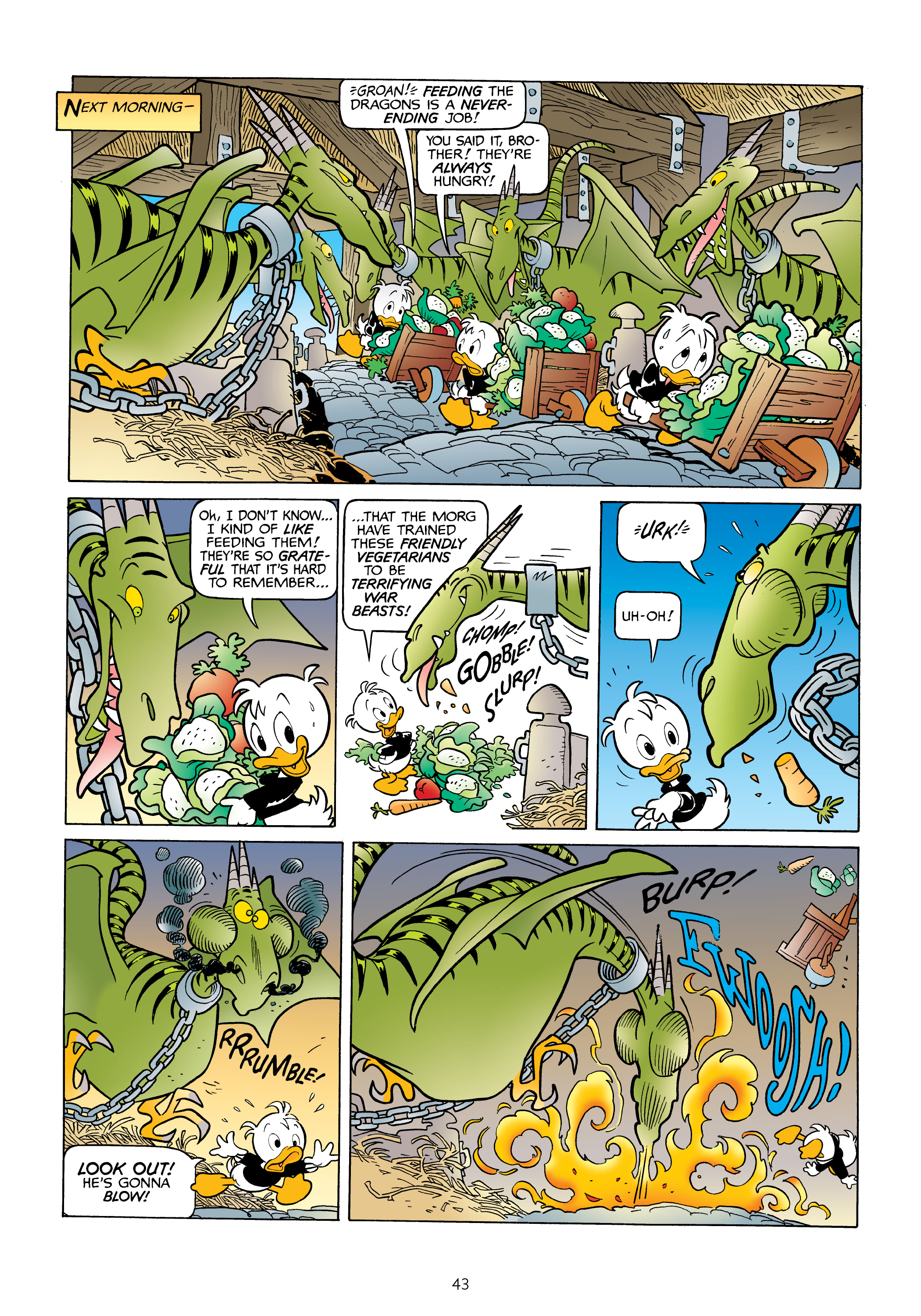 Donald Duck and Uncle Scrooge: World of the Dragonlords (2021) issue 1 - Page 44