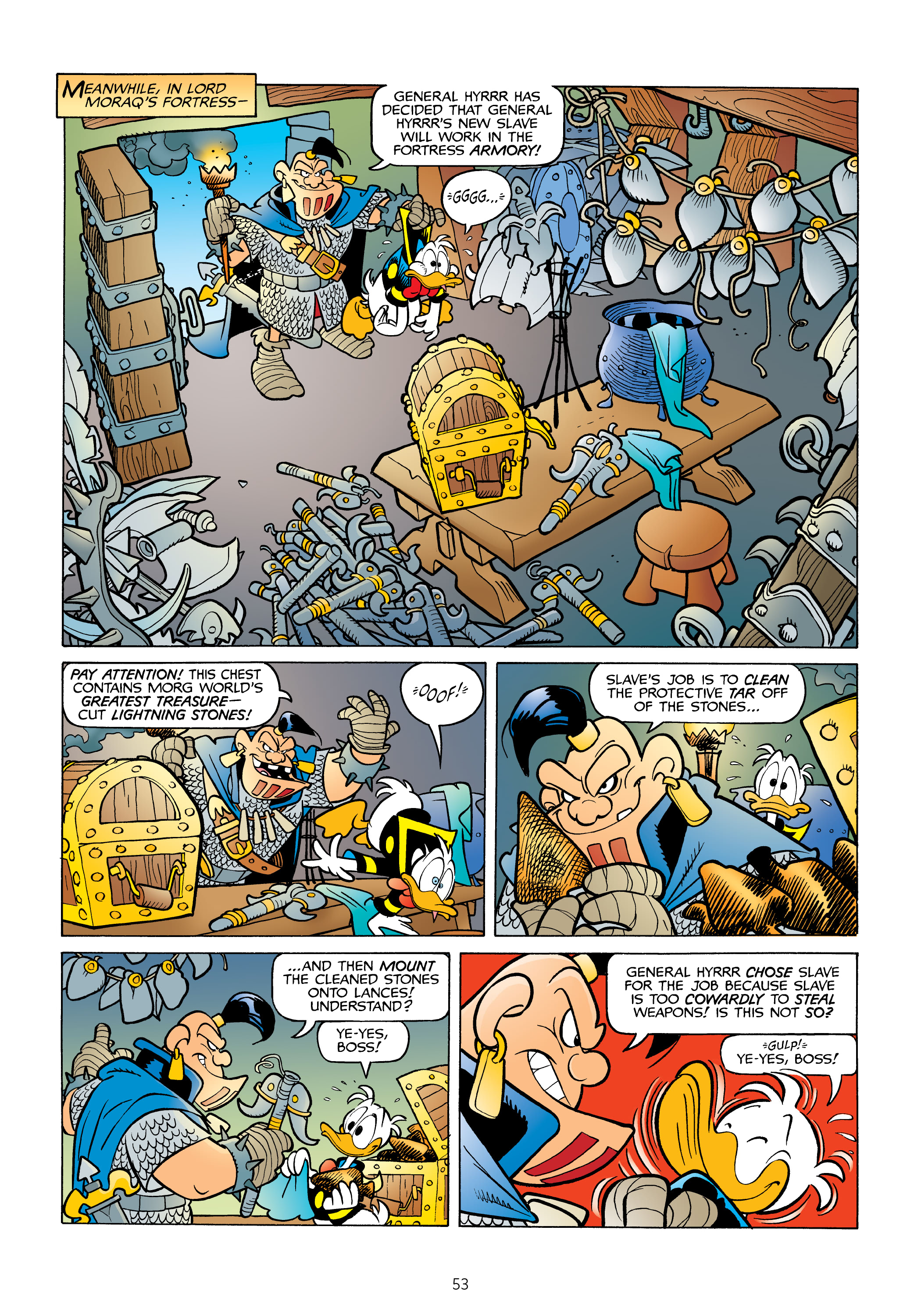 Donald Duck and Uncle Scrooge: World of the Dragonlords (2021) issue 1 - Page 54