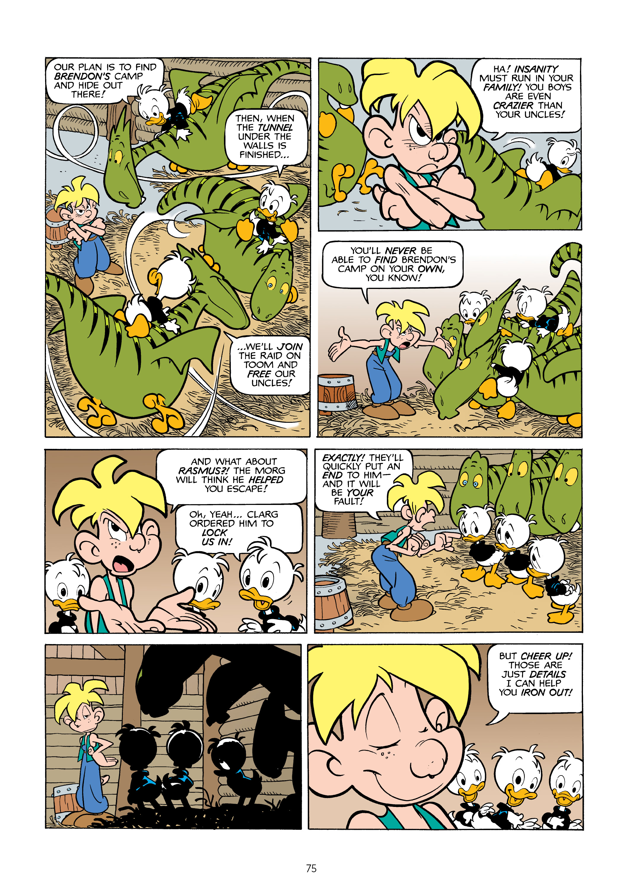 Donald Duck and Uncle Scrooge: World of the Dragonlords (2021) issue 1 - Page 76