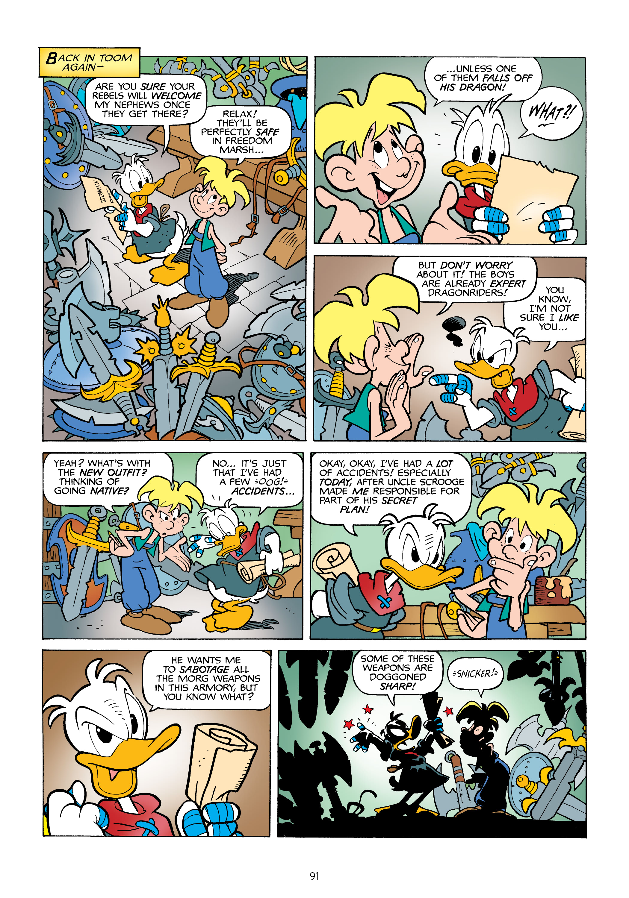 Donald Duck and Uncle Scrooge: World of the Dragonlords (2021) issue 1 - Page 92