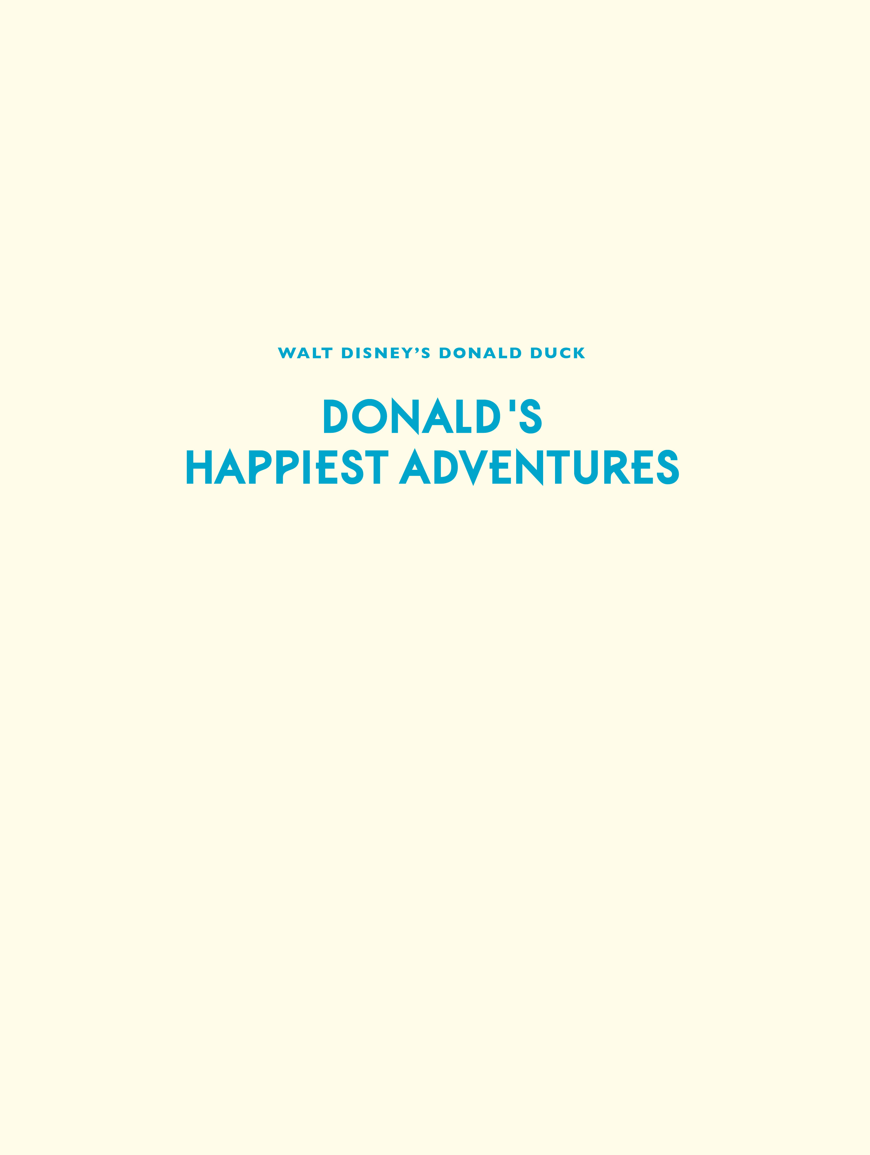 Donald Duck: Donald's Happiest Adventures (2023): Chapter 1 - Page 2