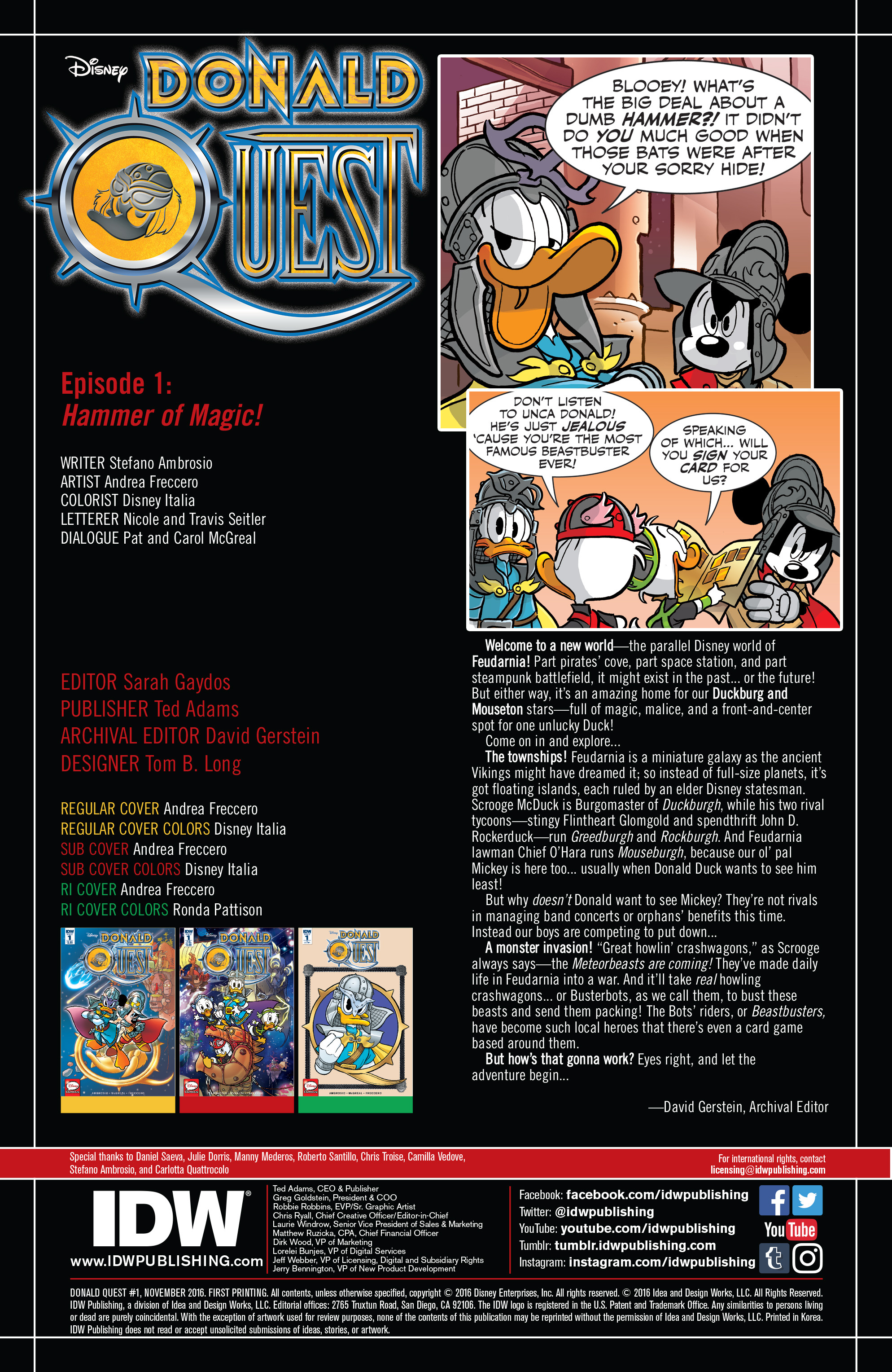 Donald Quest (2016-2017) issue 1 - Page 2