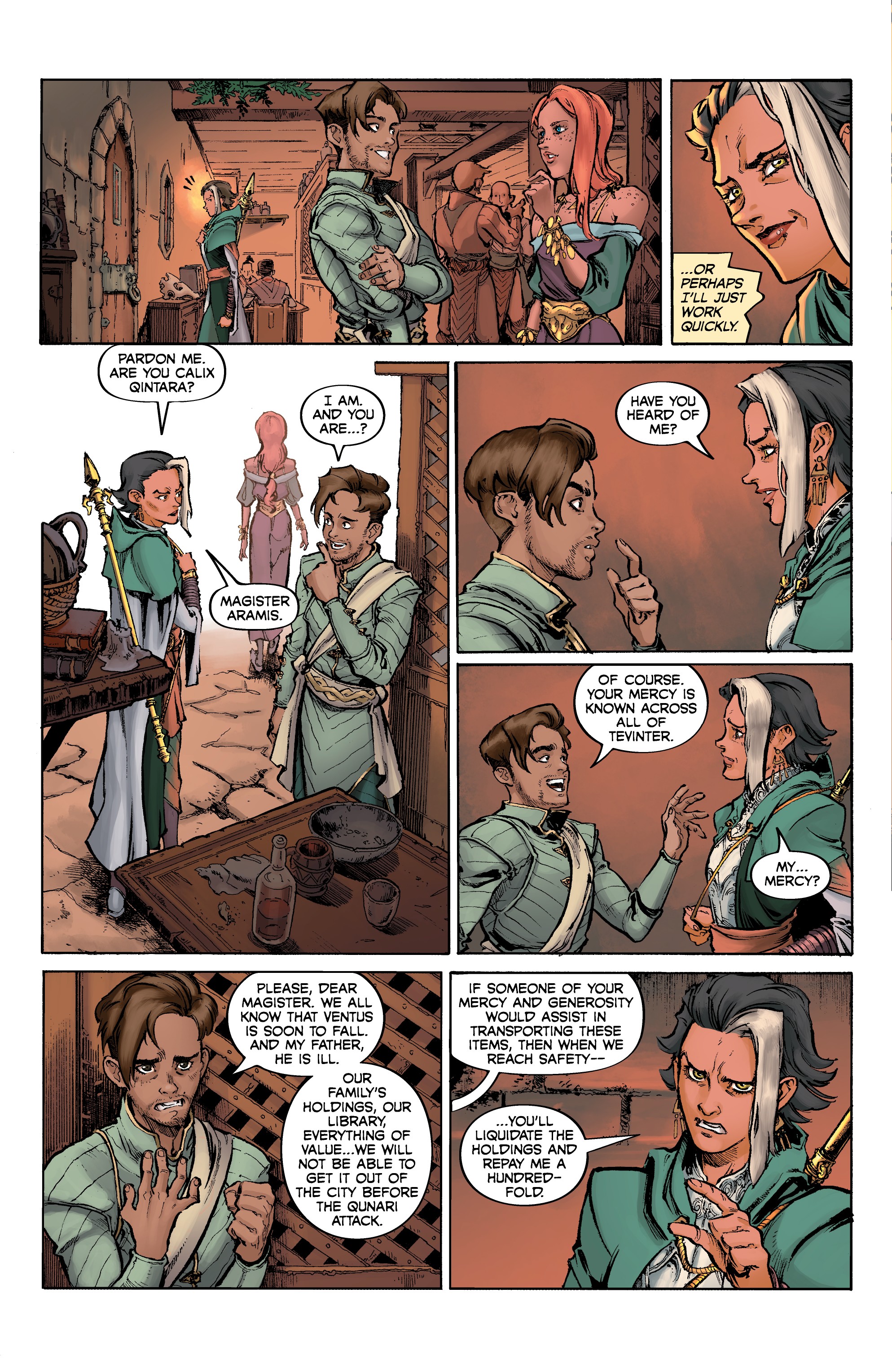 Dragon Age: Deception (2018-) issue 1 - Page 8