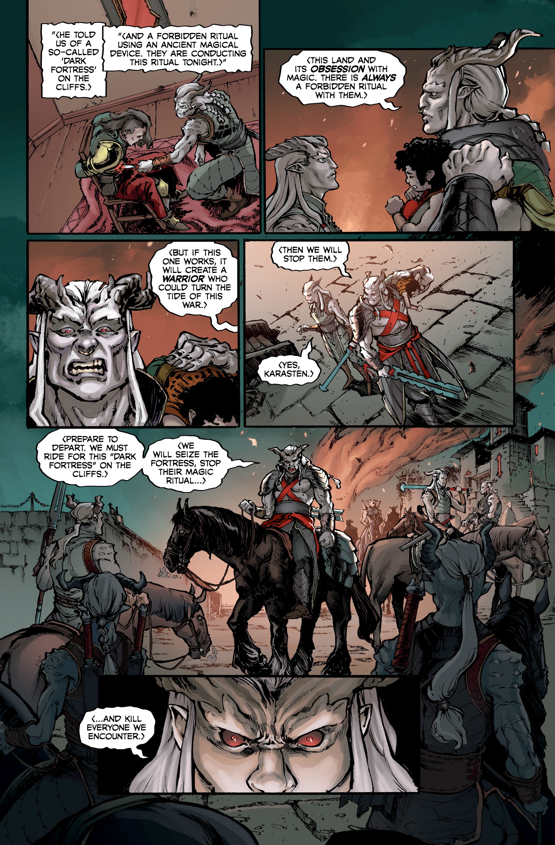 Dragon Age: Wraiths of Tevinter (2022) issue HC - Page 148