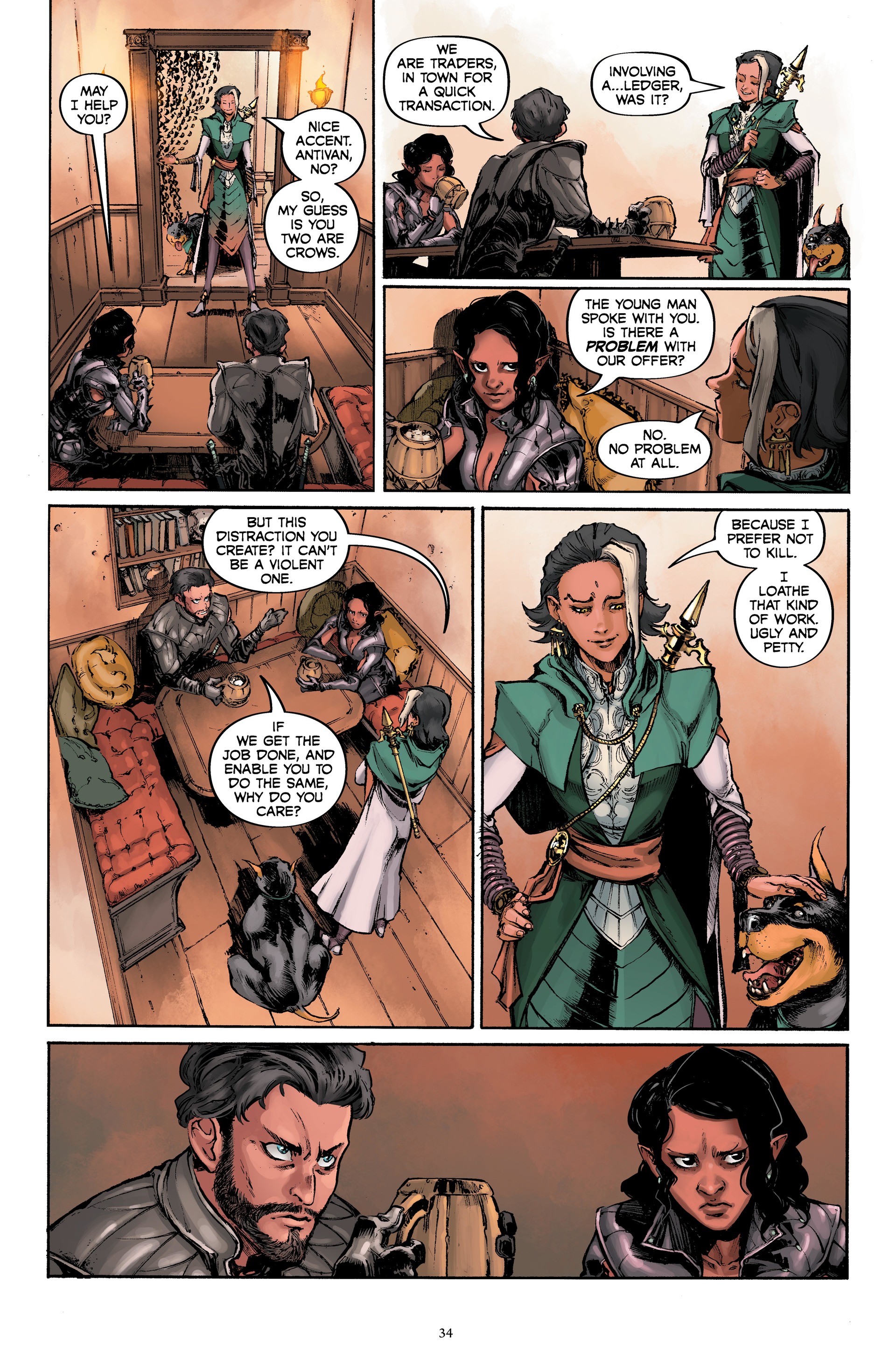 Dragon Age: Wraiths of Tevinter (2022) issue HC - Page 36