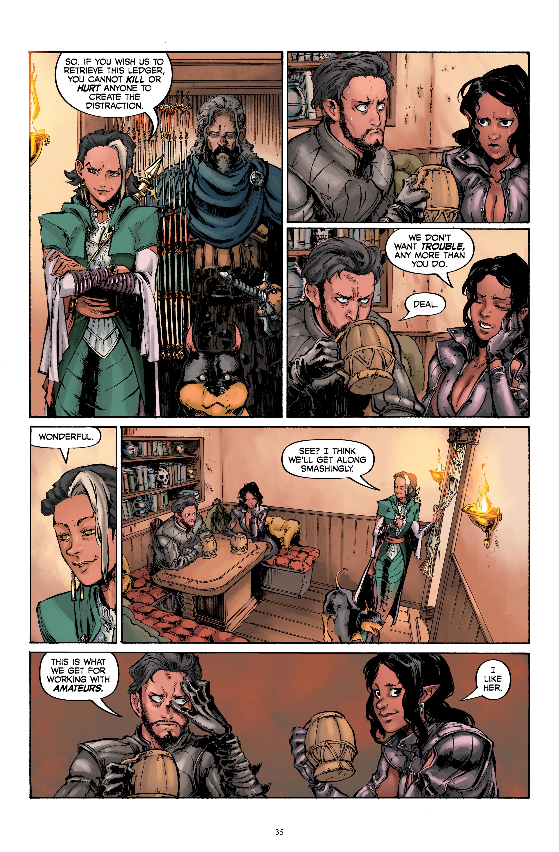 Dragon Age: Wraiths of Tevinter (2022) issue HC - Page 37