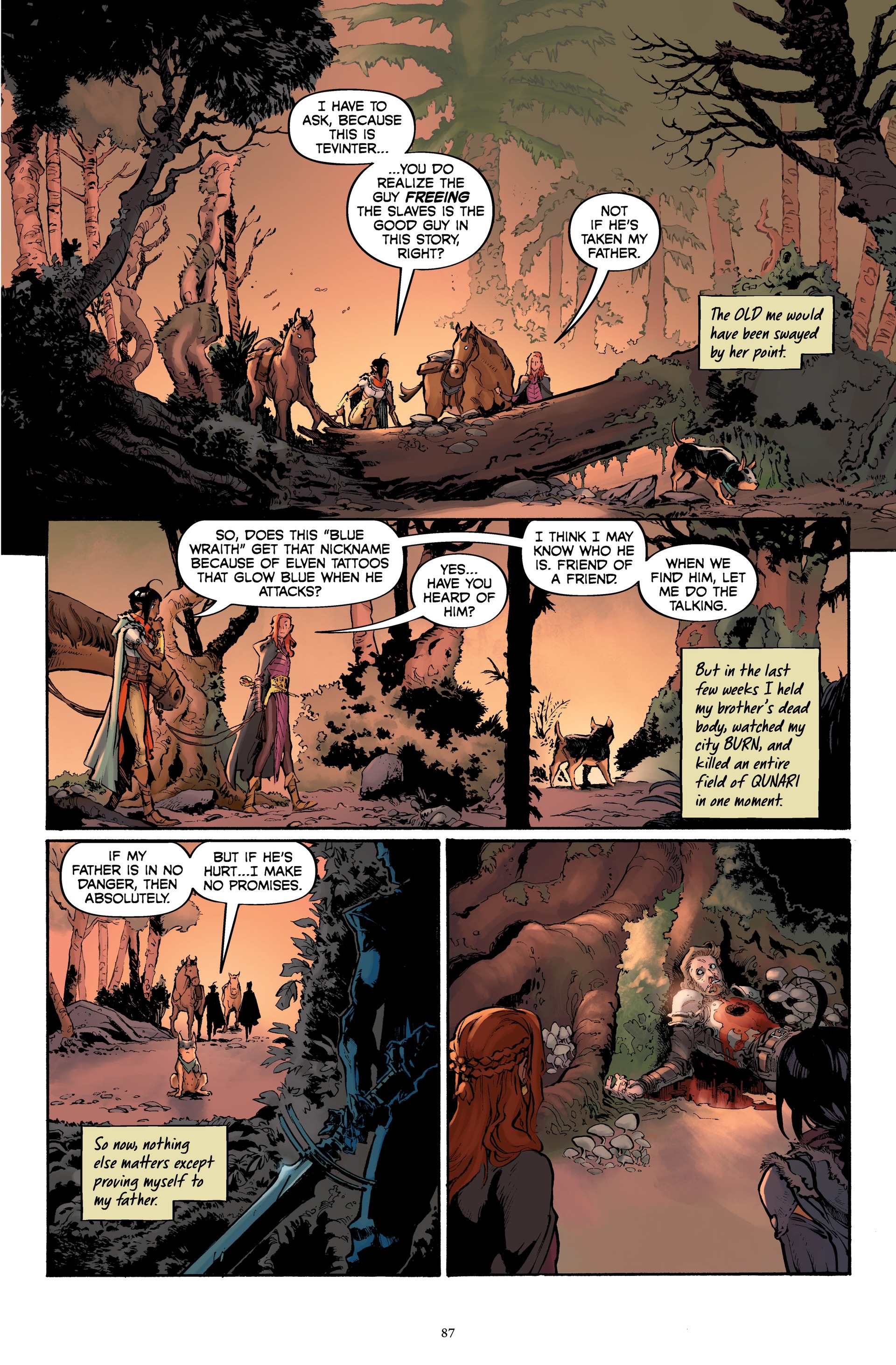 Dragon Age: Wraiths of Tevinter (2022) issue HC - Page 88