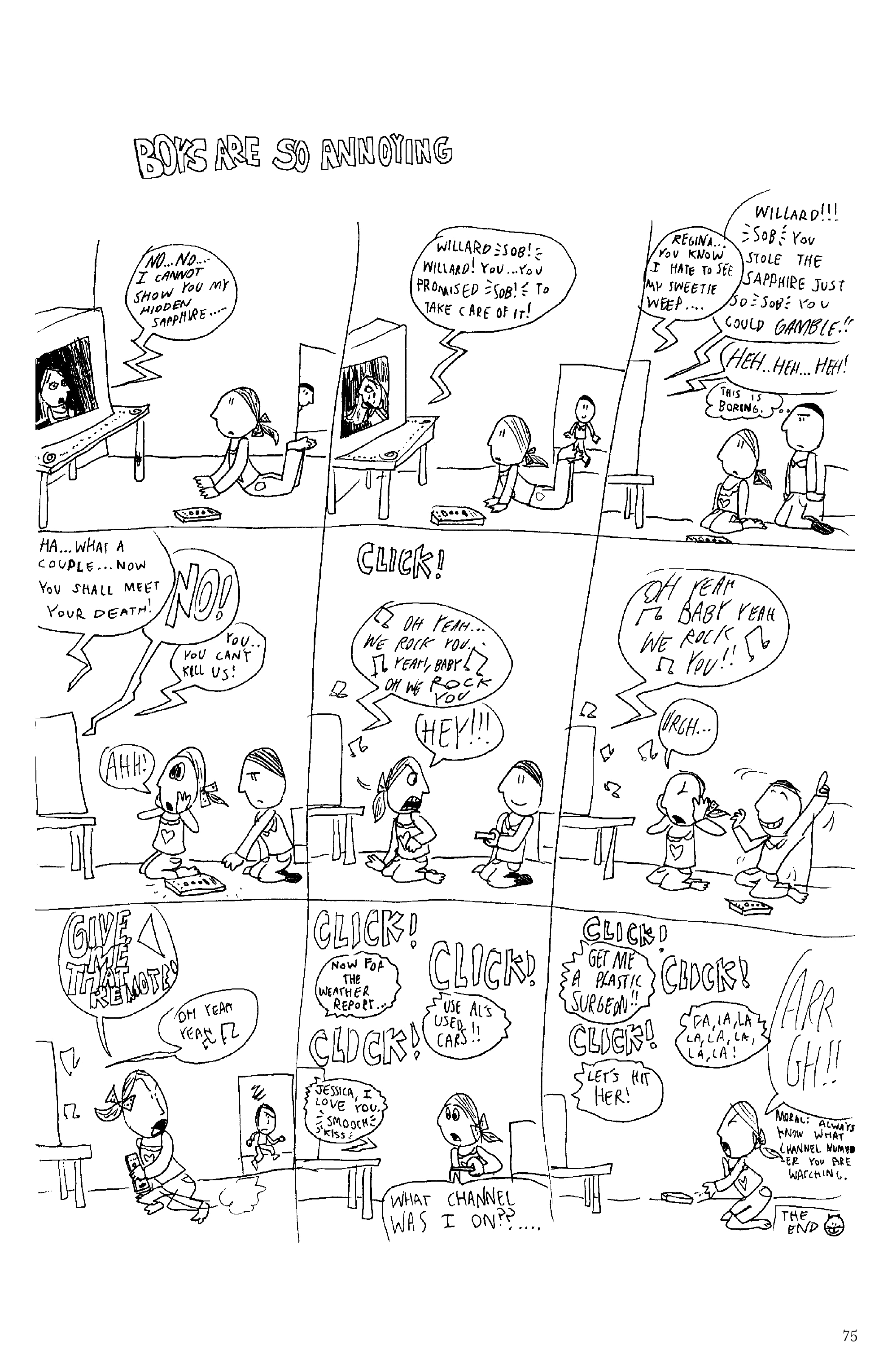 Drawing Lines: An Anthology of Women Cartoonists (2020) issue 1 - Page 75