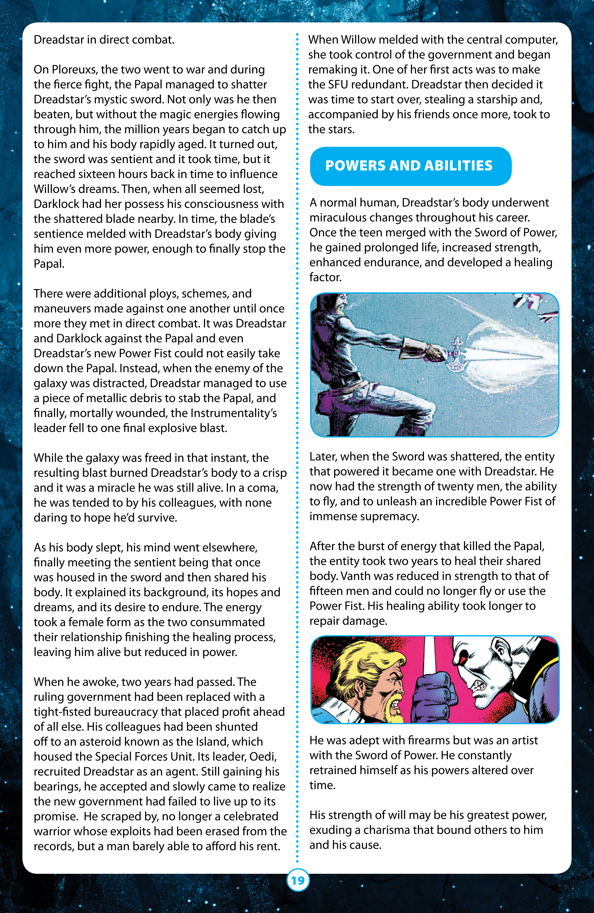 Dreadstar Guidebook (2021): Chapter 1 - Page 19