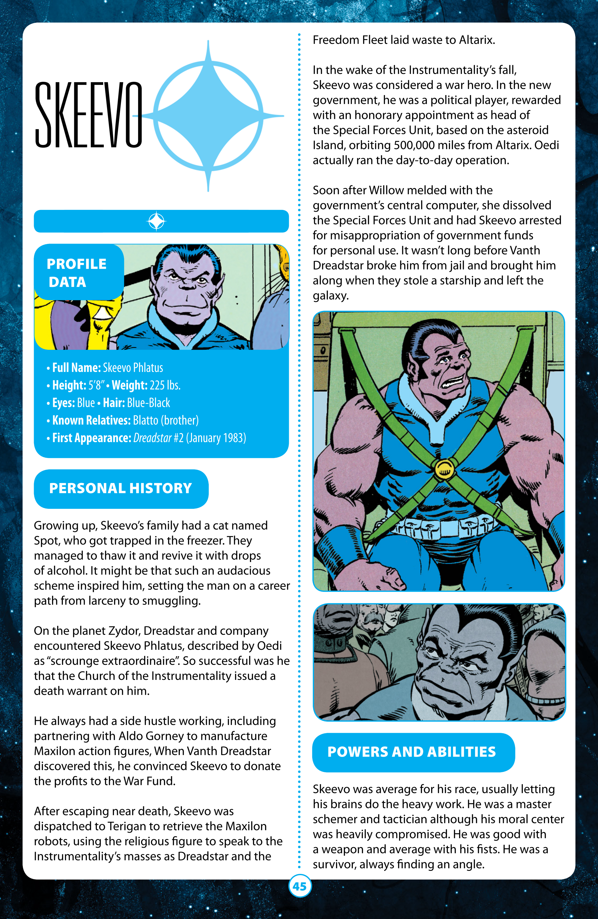 Dreadstar Guidebook (2021): Chapter 1 - Page 45