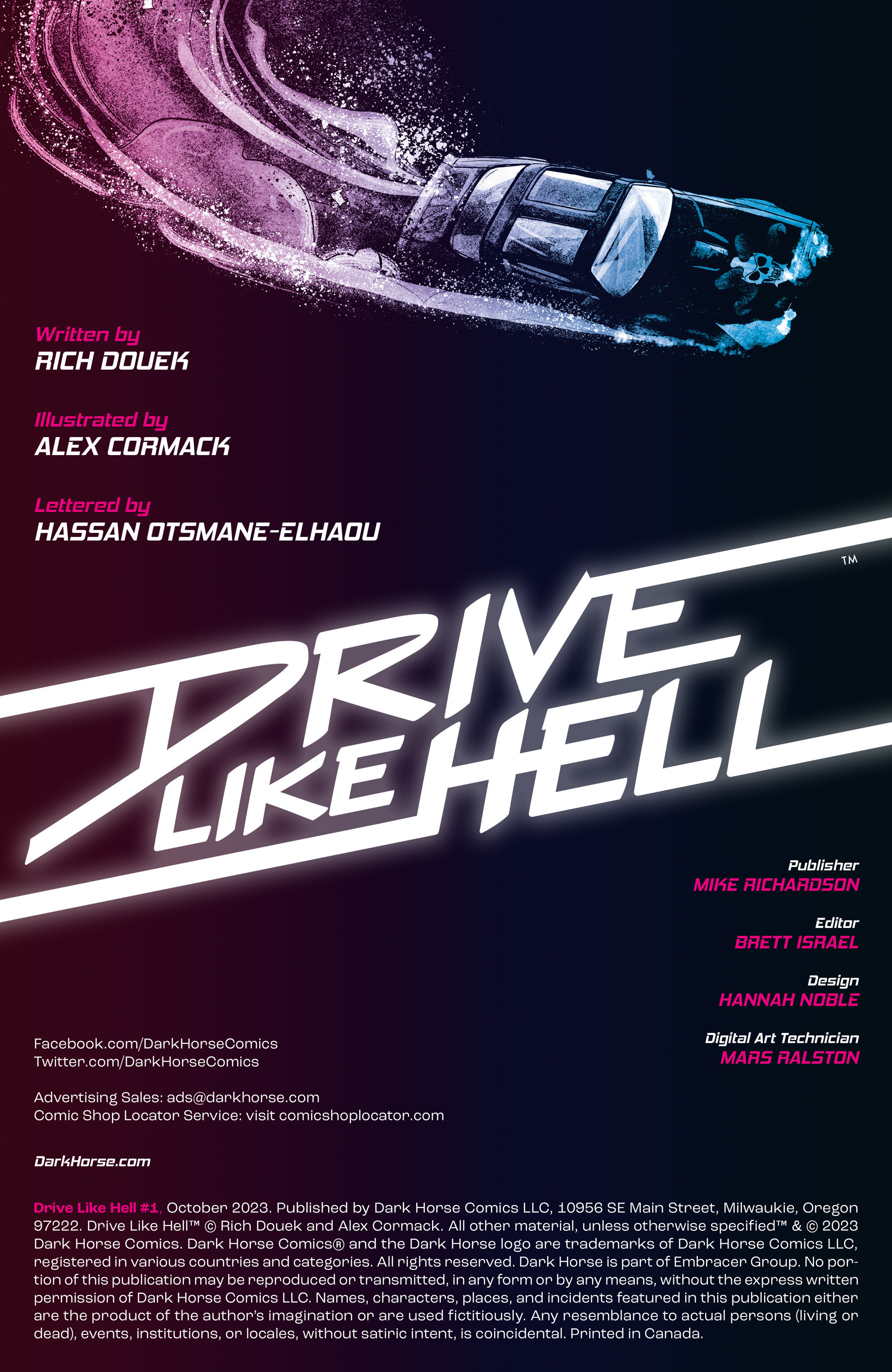 Drive Like Hell (2023-) issue 1 - Page 2