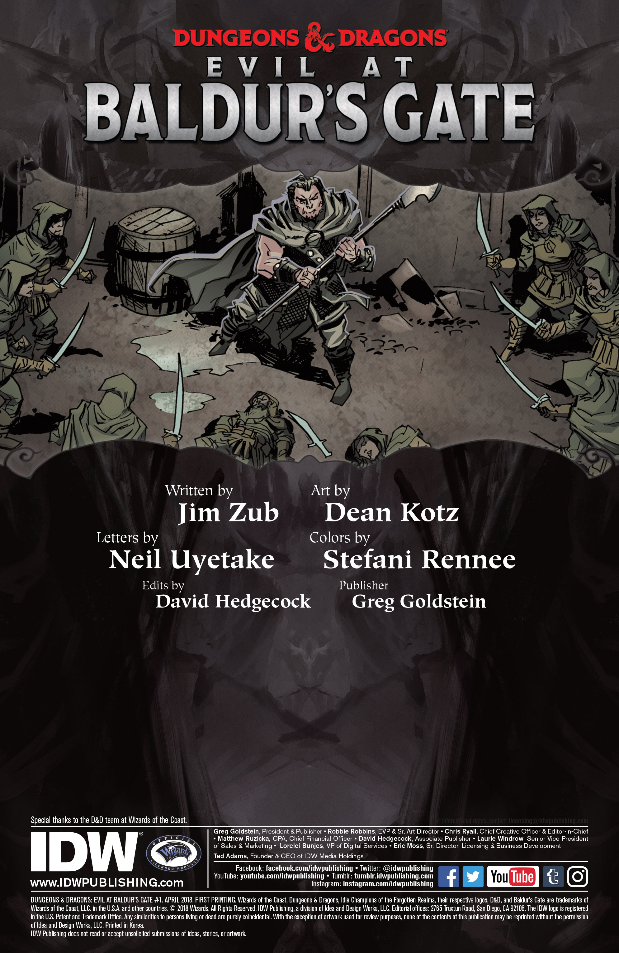 Dungeons & Dragons: Evil at Baldur's Gate (2018-): Chapter 1 - Page 2