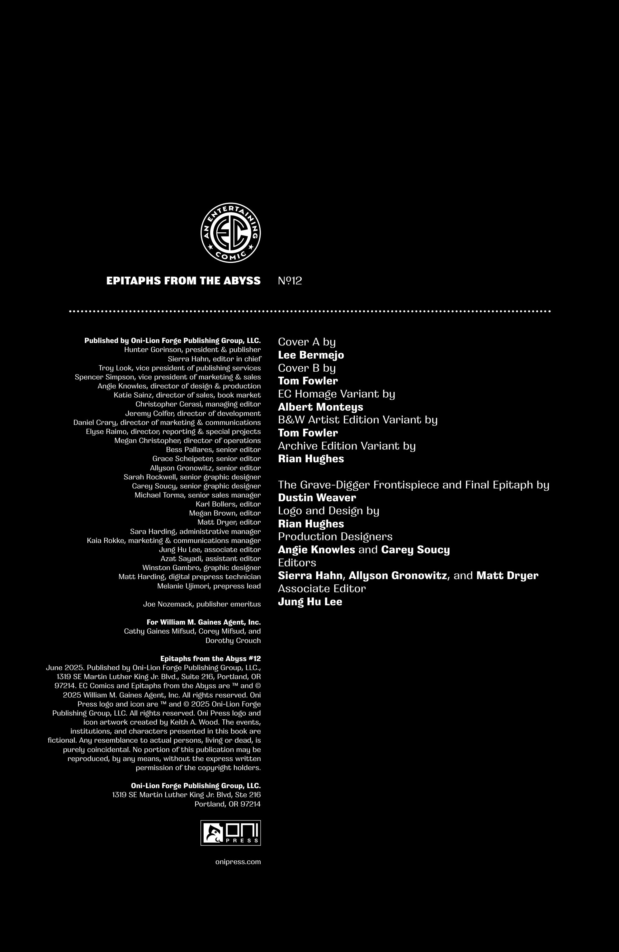 EC Terror: Epitaphs from the Abyss (2024-): Chapter 12 - Page 2