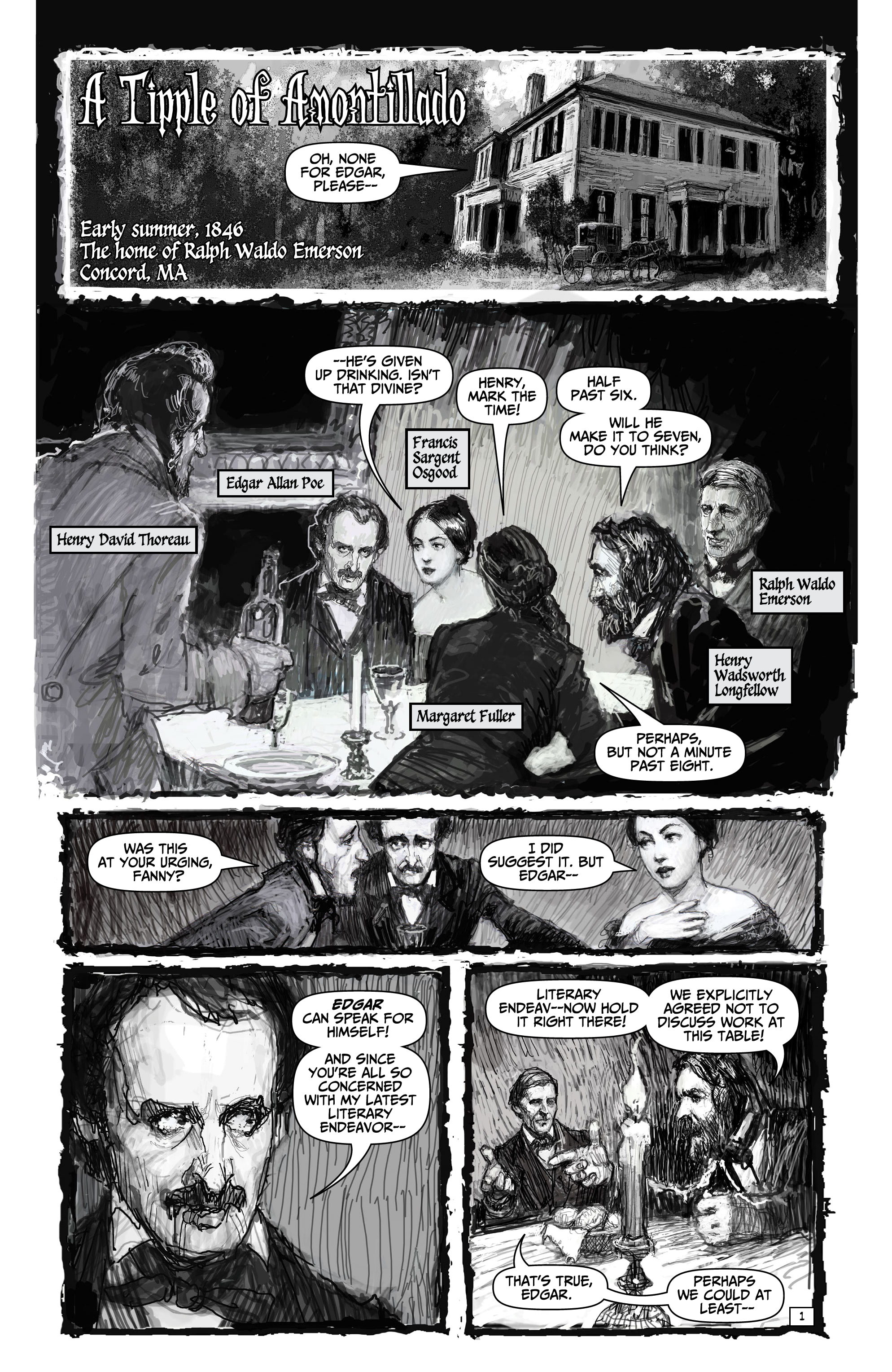 Edgar Allan Poe's Snifter Of Blood (2020-) issue 2 - Page 19