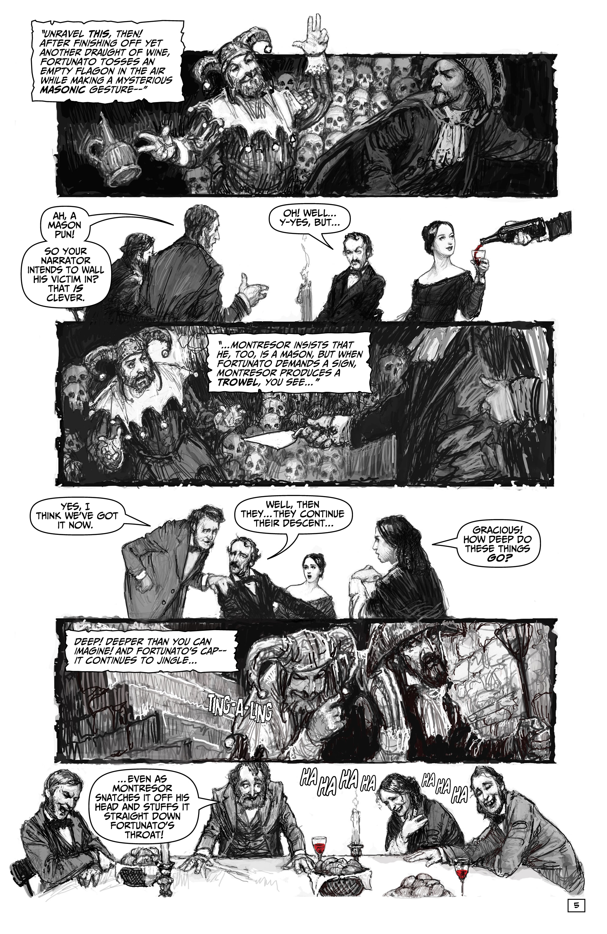 Edgar Allan Poe's Snifter Of Blood (2020-) issue 2 - Page 23