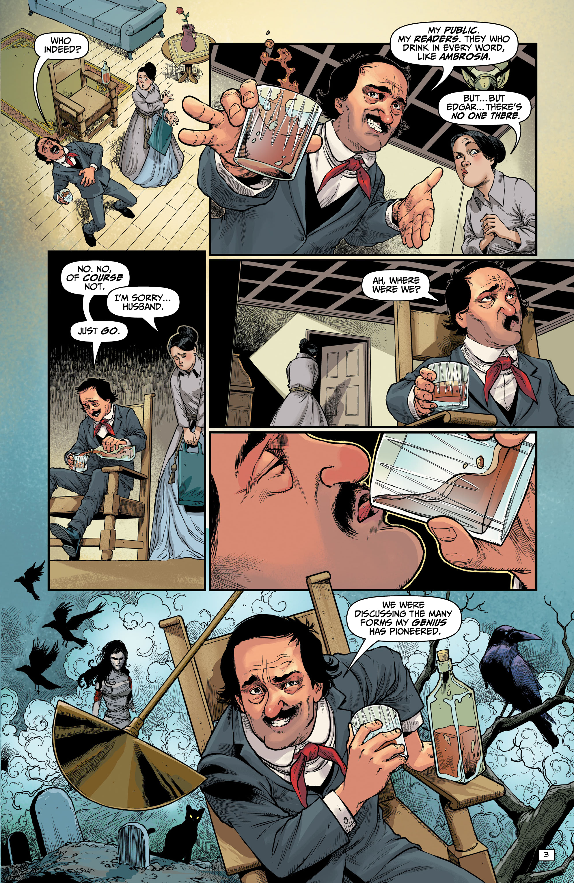 Edgar Allan Poe's Snifter Of Blood (2020-): Chapter 3 - Page 5