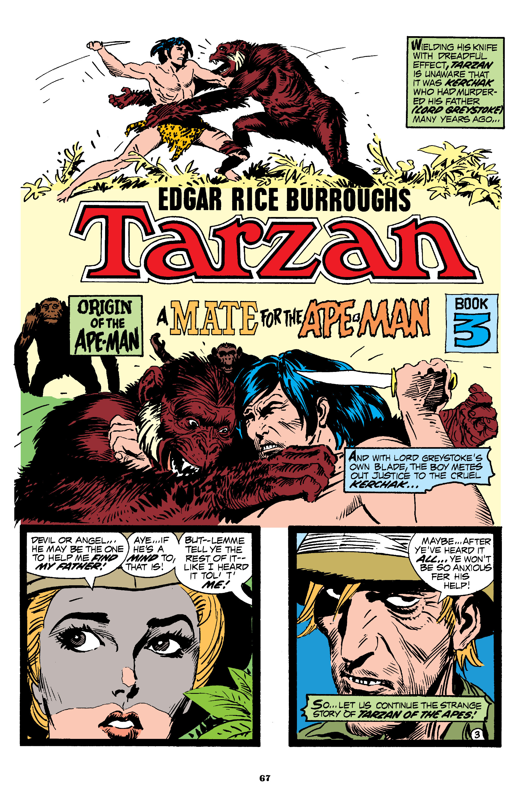 Edgar Rice Burroughs' Tarzan: The Complete Joe Kubert Years (2016) issue 1 - Page 66