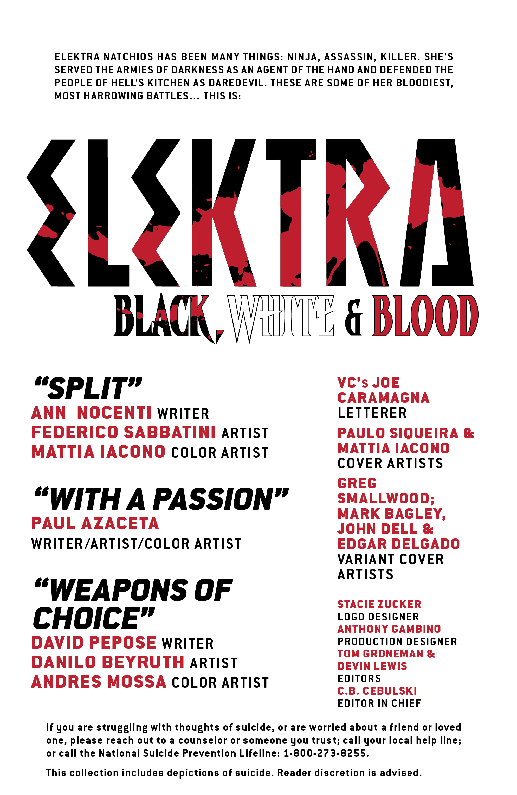Elektra: Black, White & Blood (2022-): Chapter 3 - Page 2