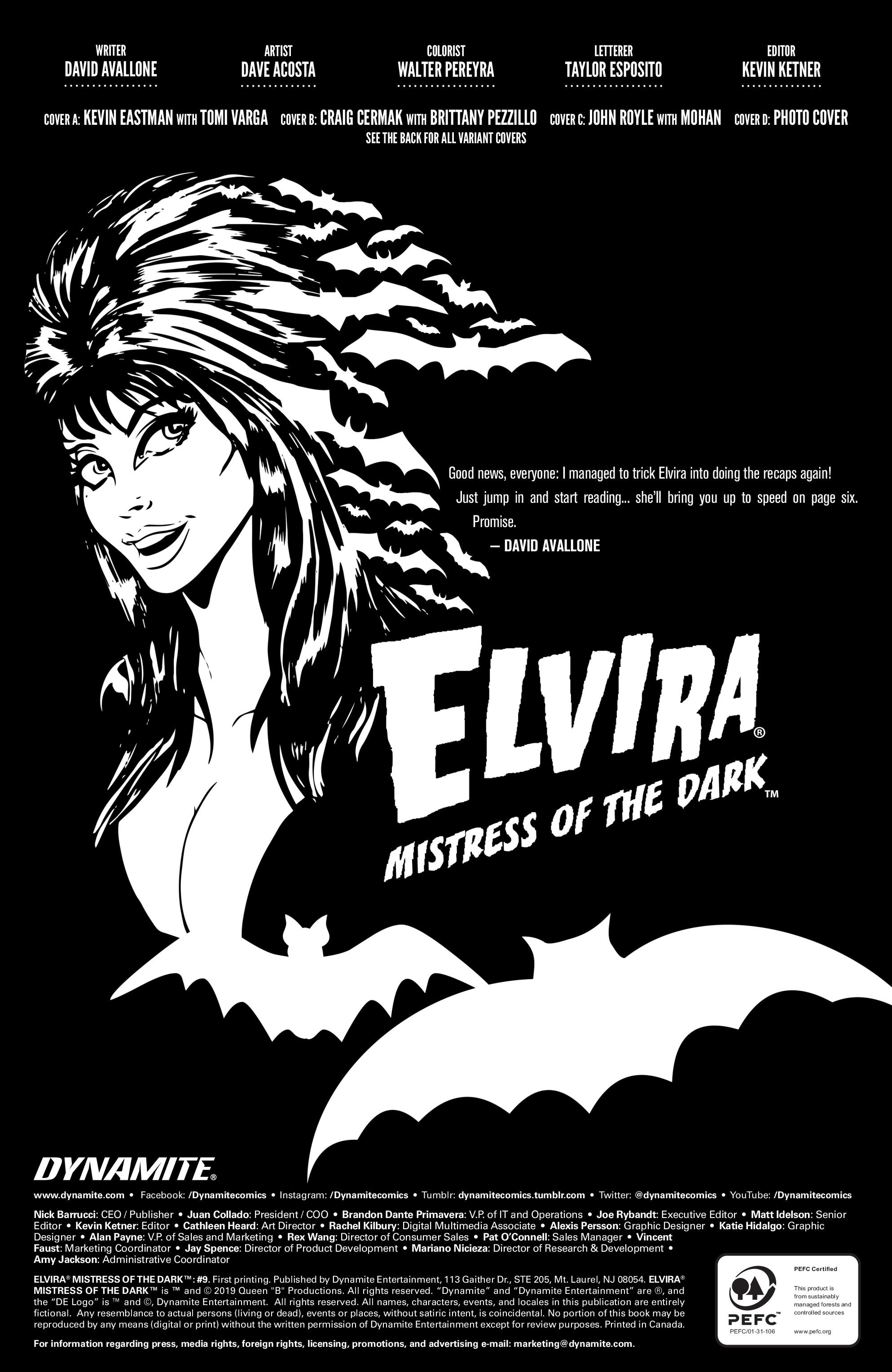 Elvira: Mistress Of The Dark (2018-) issue 9 - Page 5