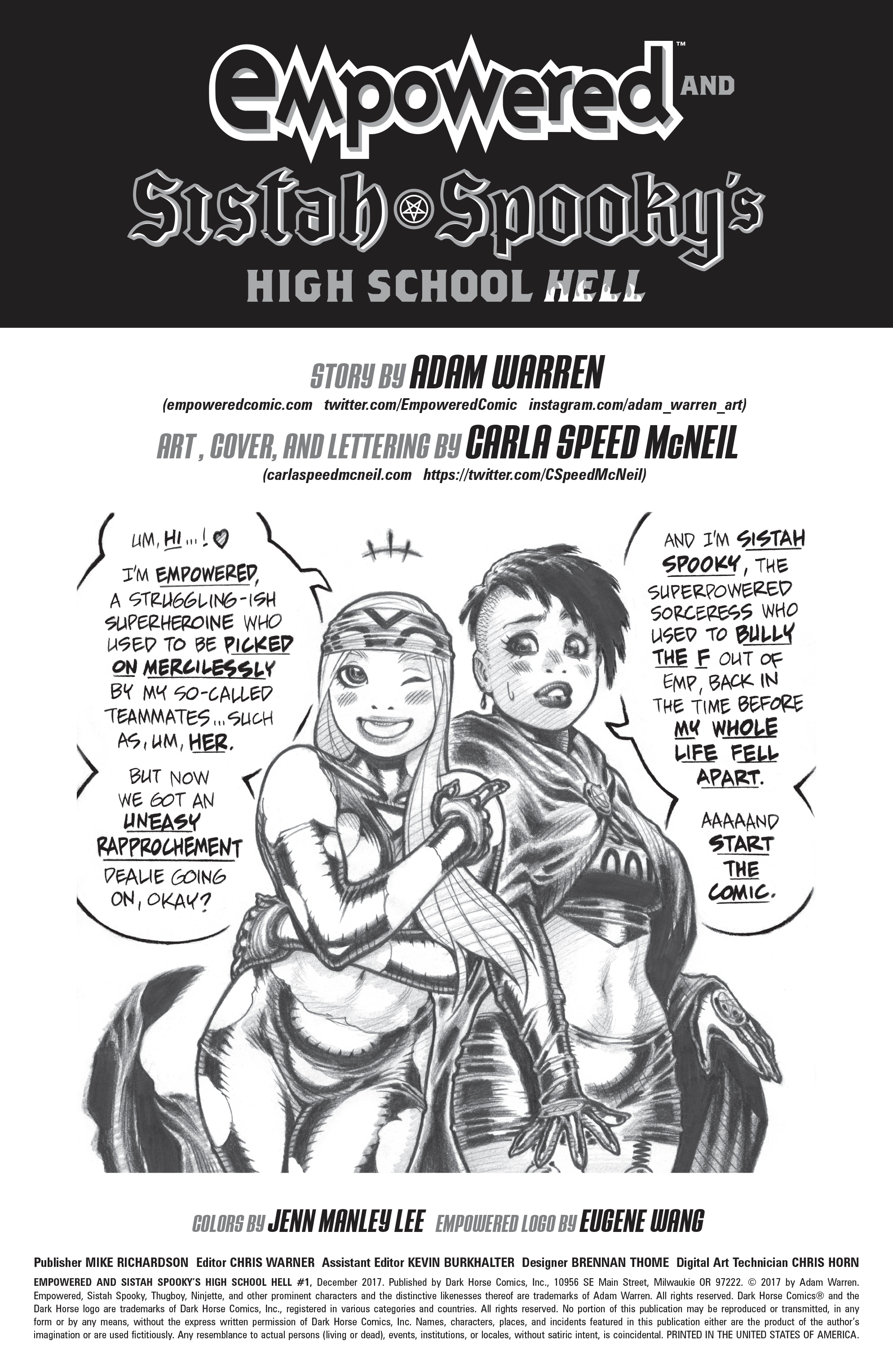 Empowered And Sistah Spookys High School Hell (2017): Chapter 1 - Page 2