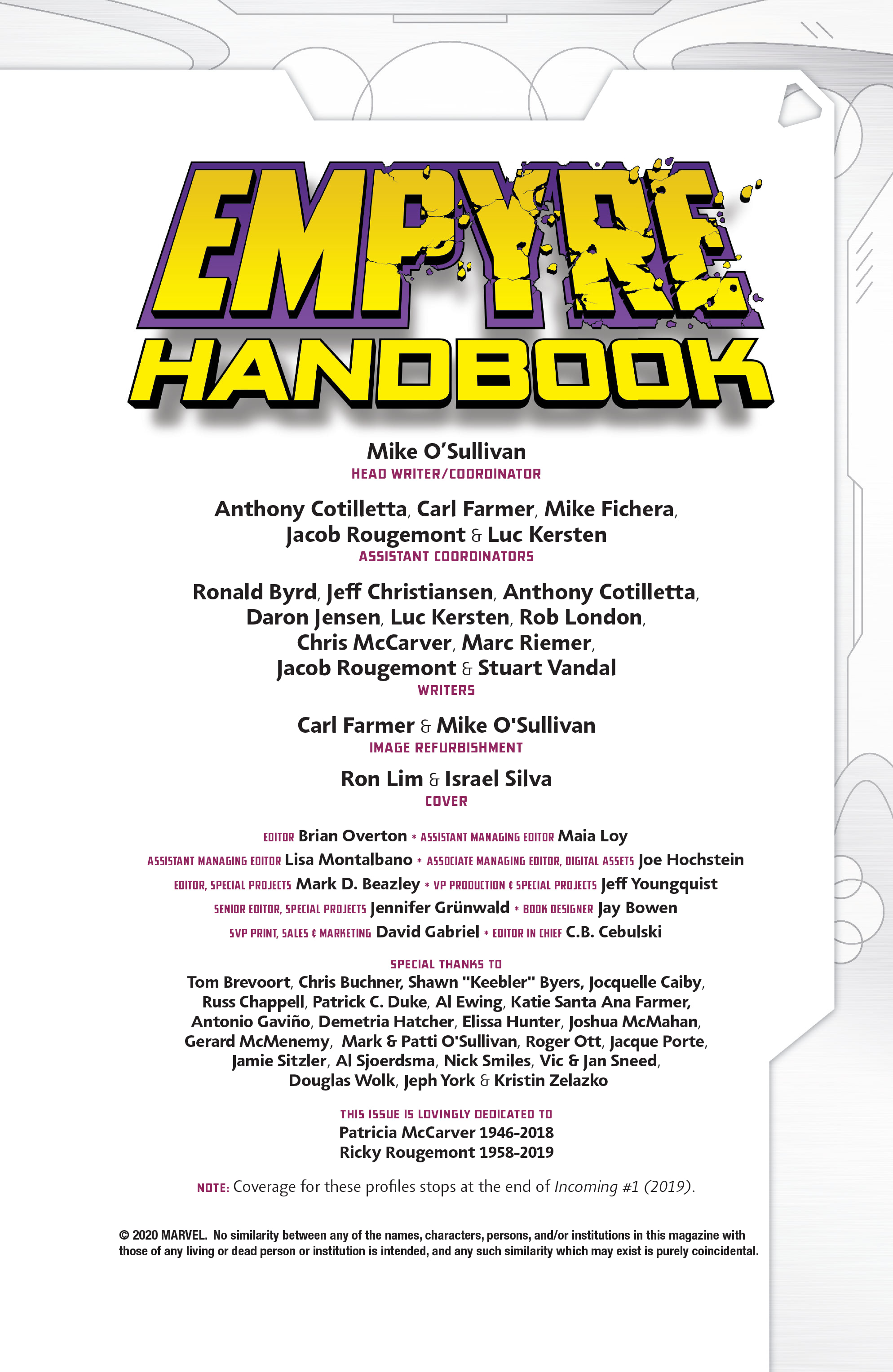 Empyre Handbook (2020): Chapter 1 - Page 2