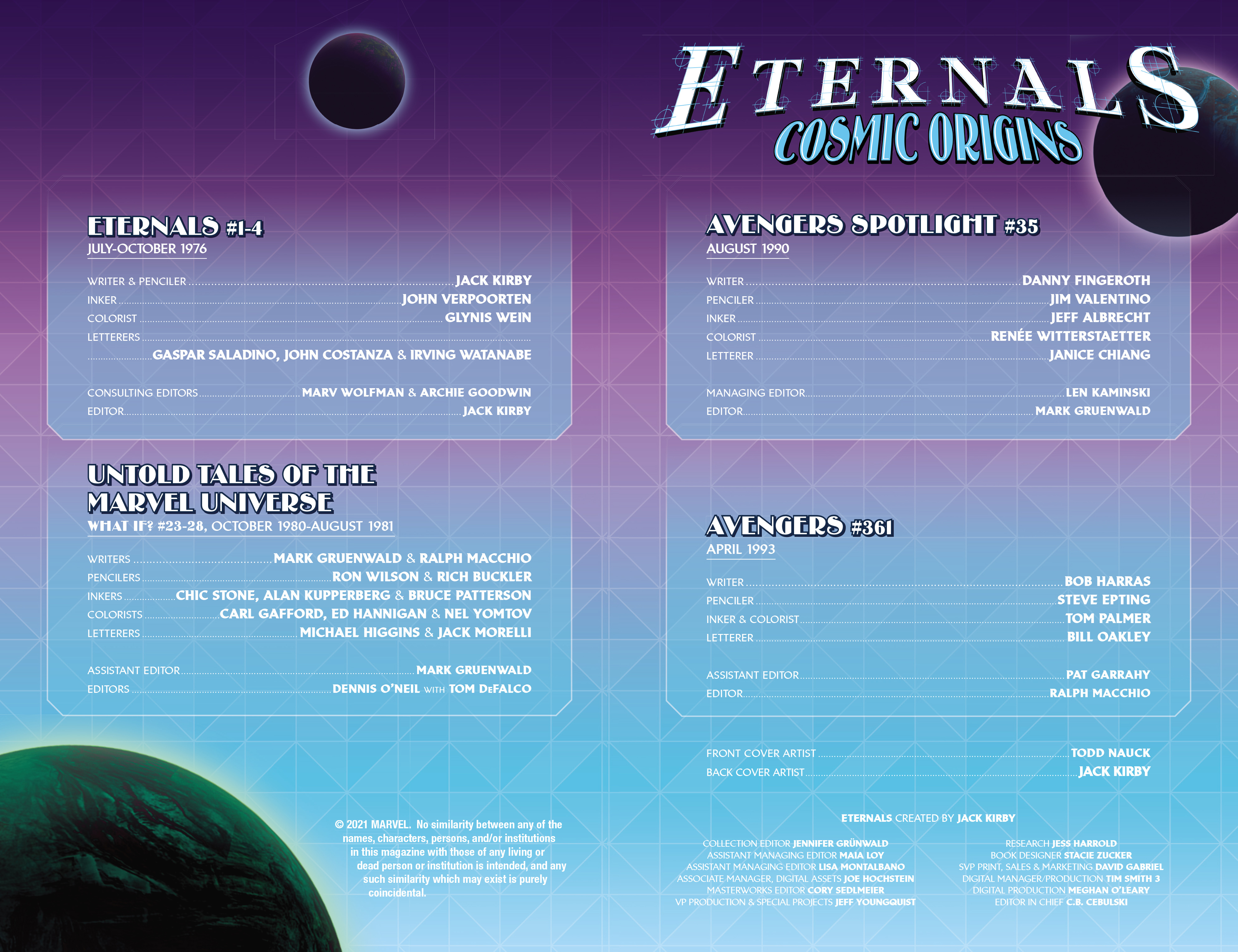 Eternals: Cosmic Origins (2021): Chapter 1 - Page 3