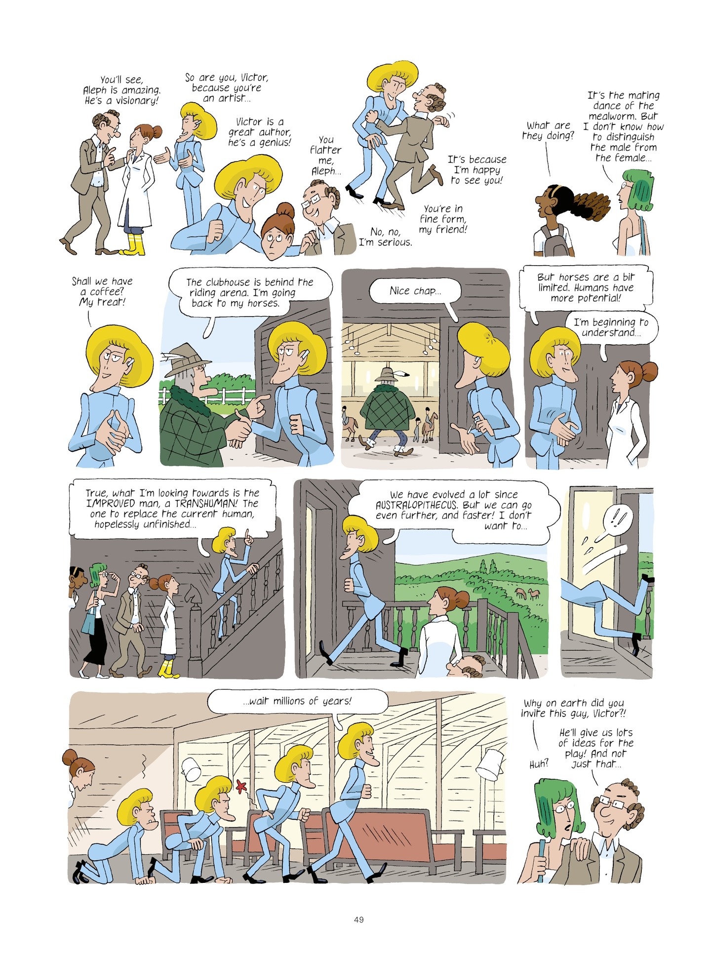 Evolution, Darwin, God, and the Horse-People (2022) issue 1 - Page 49