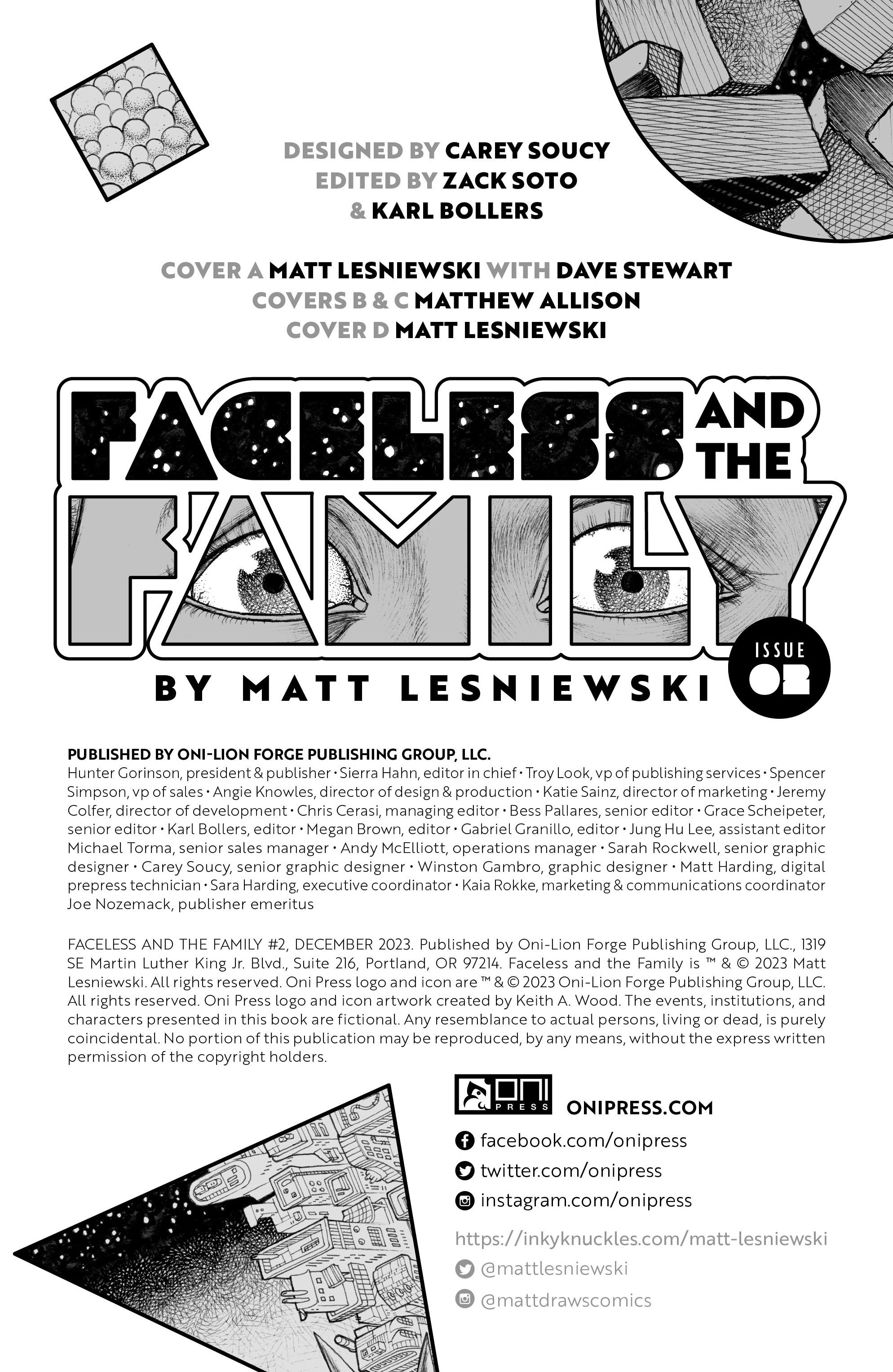 Faceless and the Family (2023-) issue 2 - Page 2