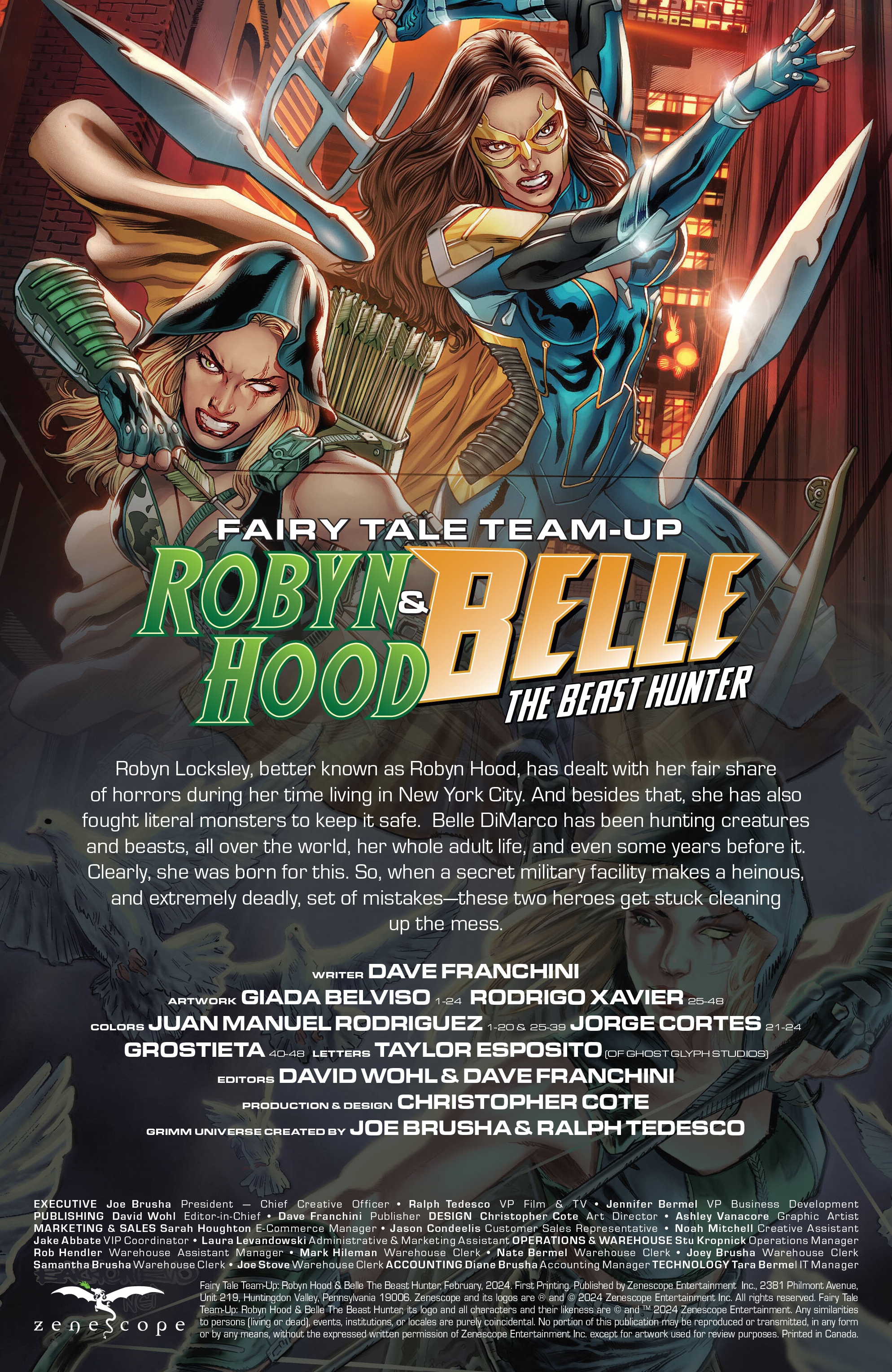 Fairy Tale Team Up: Robyn Hood & Belle (2024-) issue 1 - Page 2