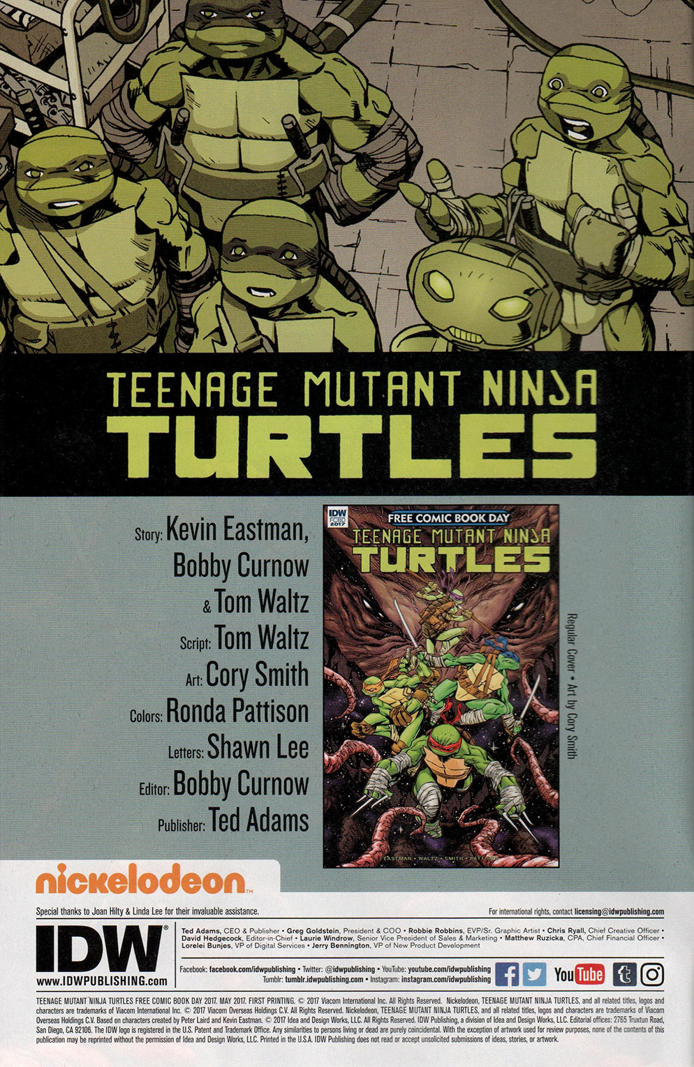 FCBD 2017 Collection issue Teenage Mutant Ninja Turtles - Page 2