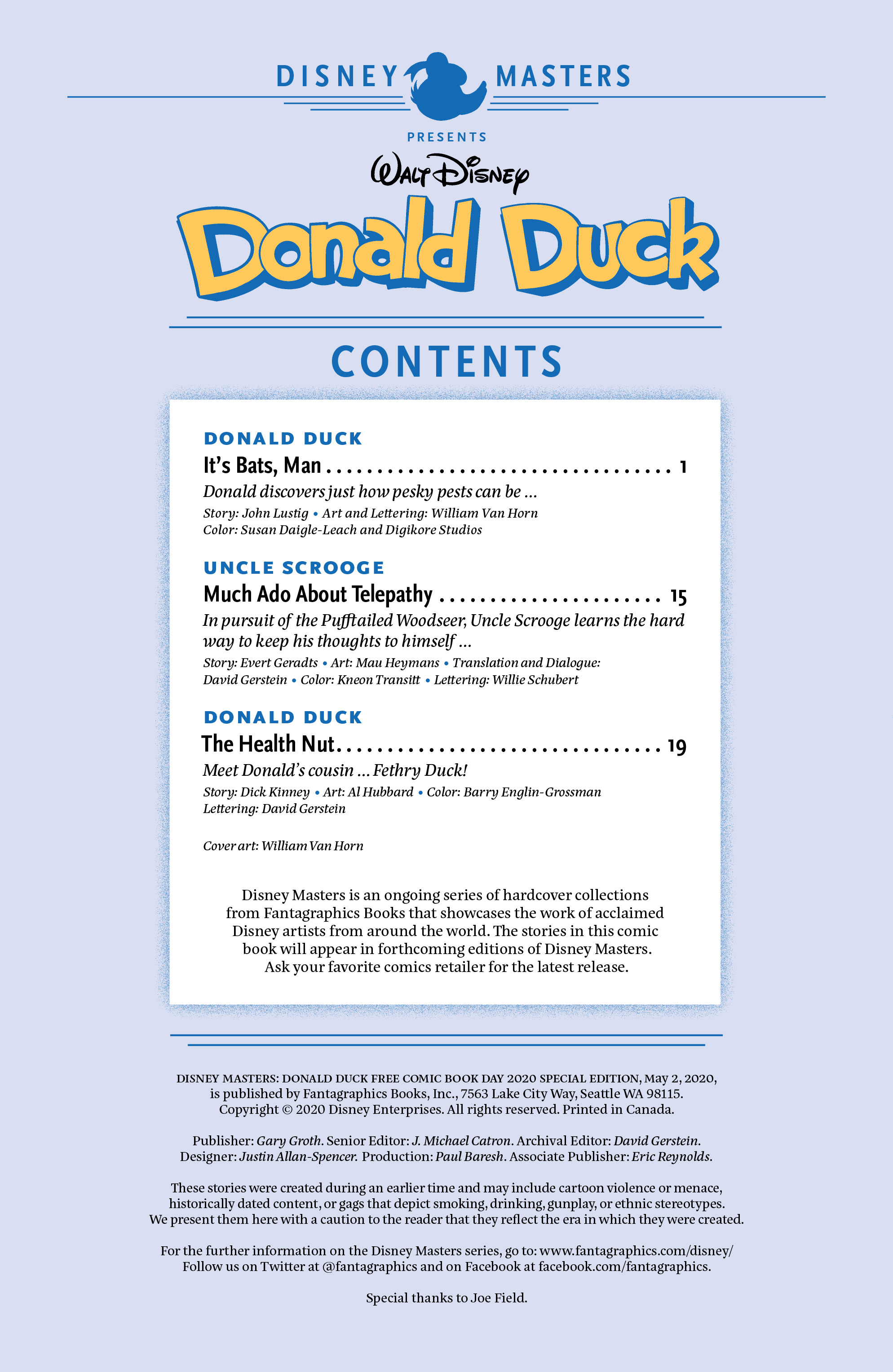 FCBD 2020 Collection: Chapter DisneyMastersDonaldDuck - Page 2