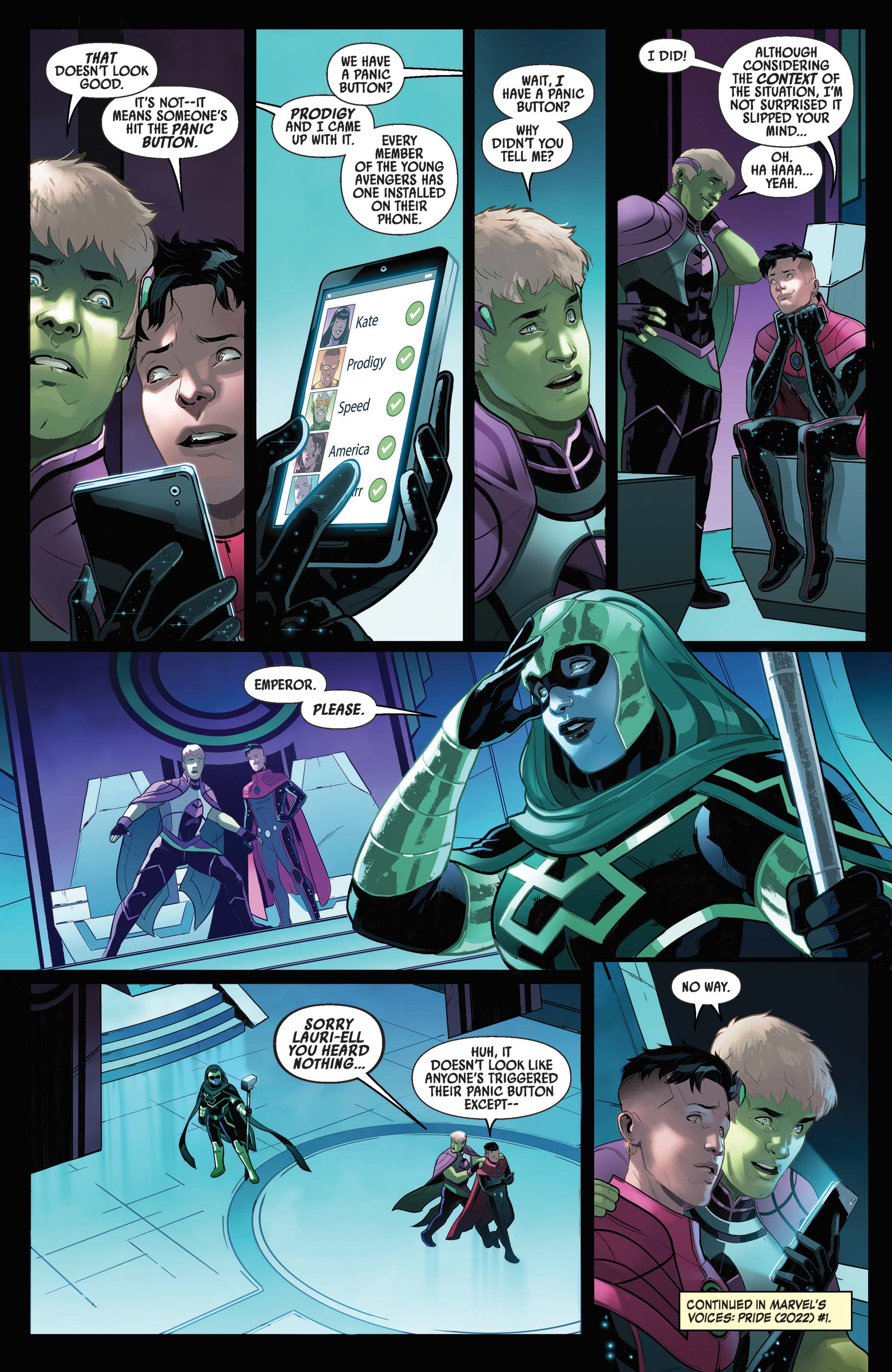 <{ $series->title }} issue Marvel's Voices - Page 24