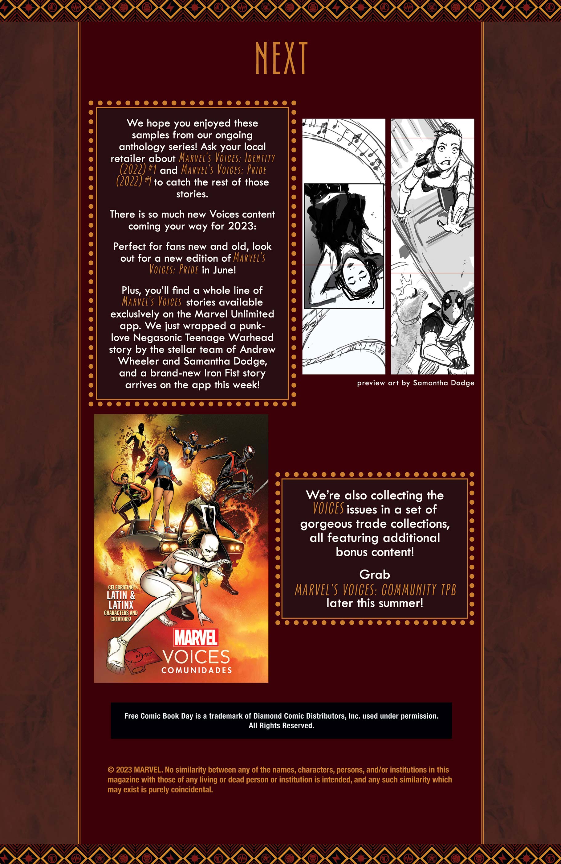 <{ $series->title }} issue Marvel's Voices - Page 28