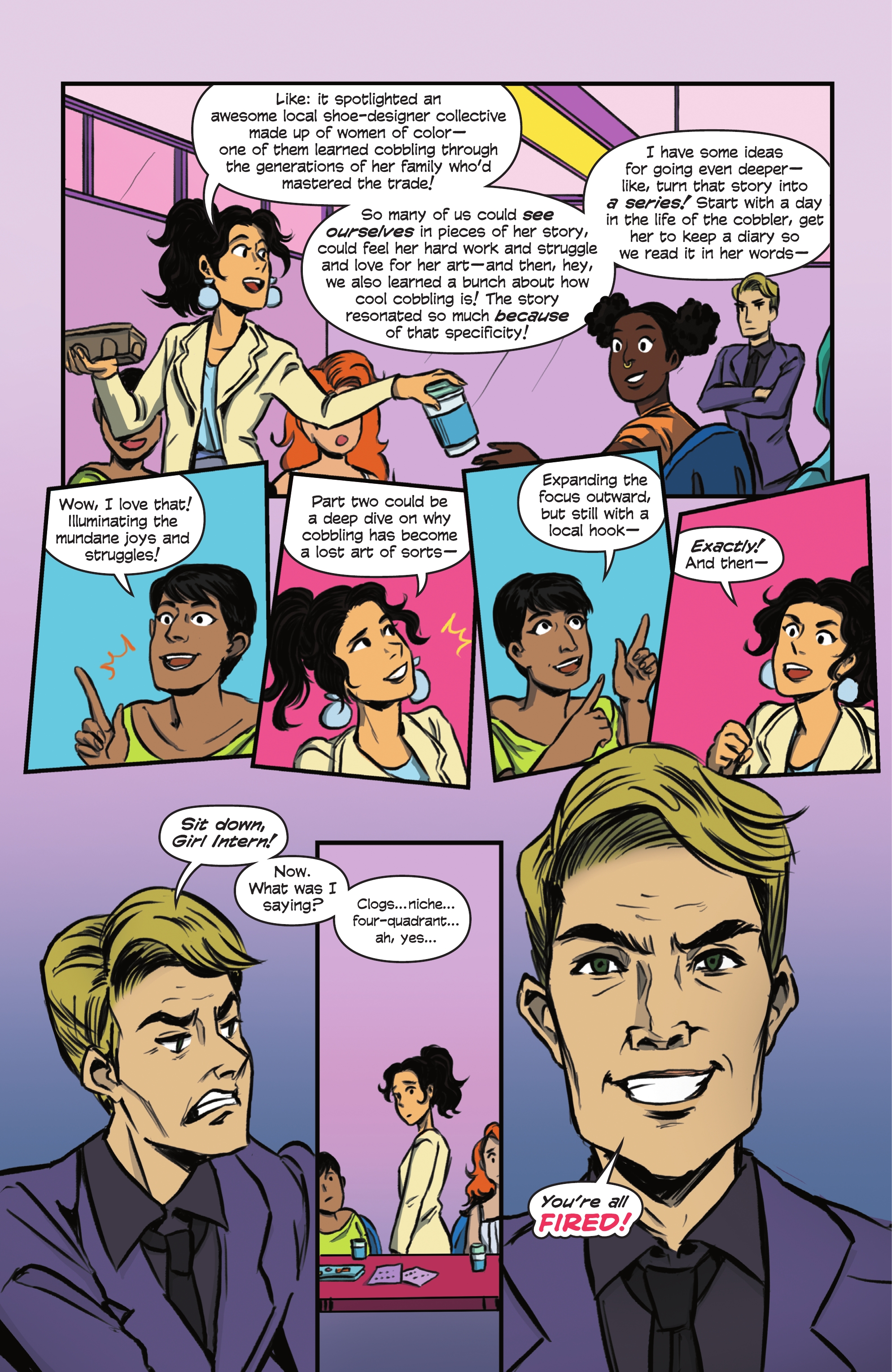 <{ $series->title }} issue Girl Taking Over - A Lois Lane Story - Page 27