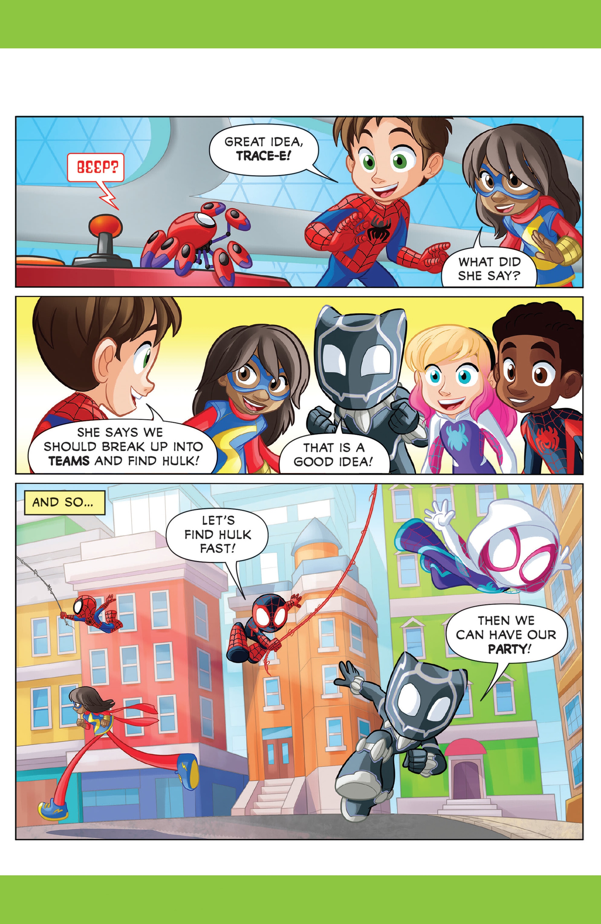 <{ $series->title }} issue Spidey & His Amazing Friends - Page 9