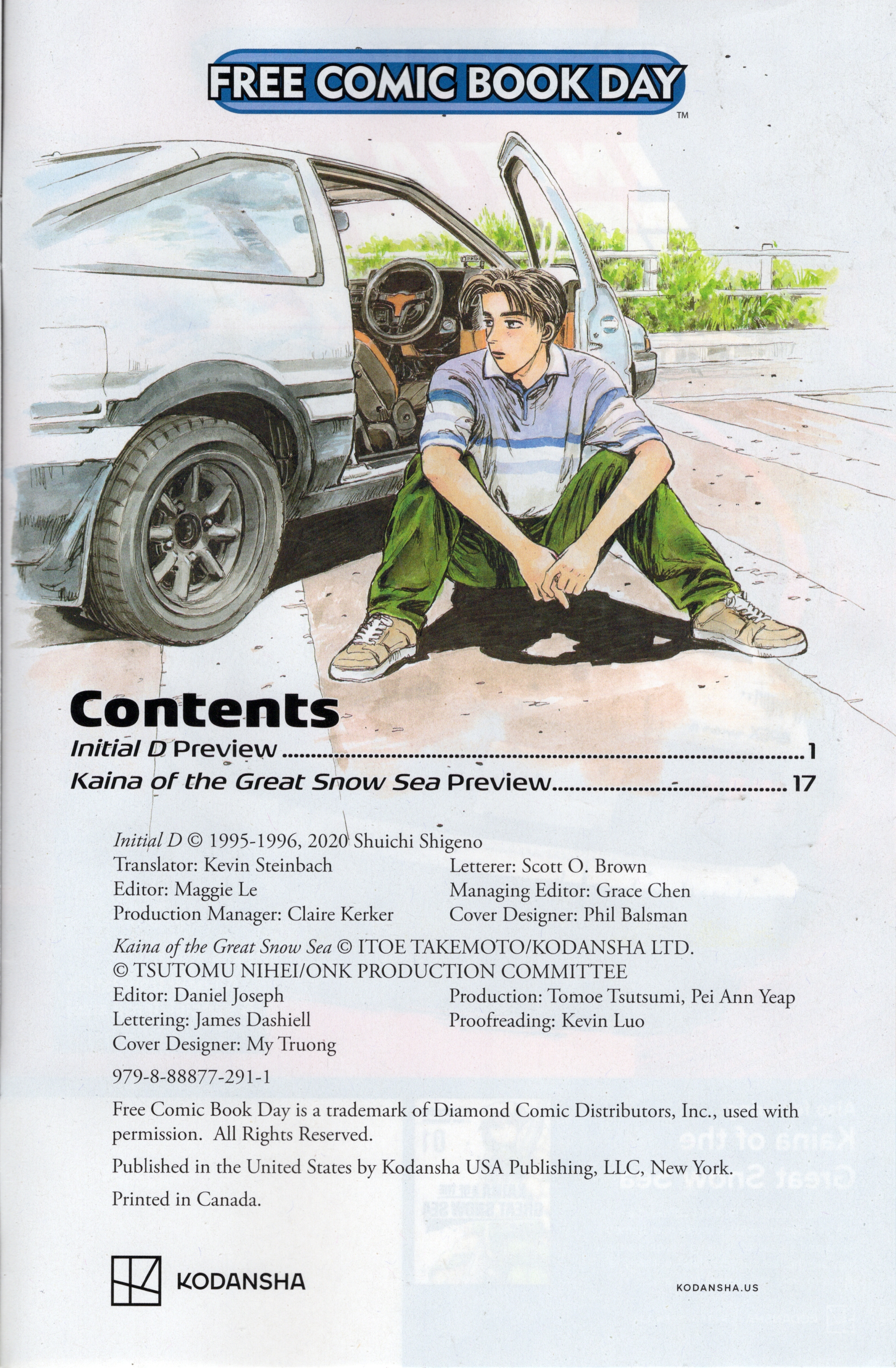 FCBD 2024 Collection issue Initial D And Kaina Of The Great Snow Sea - Page 2