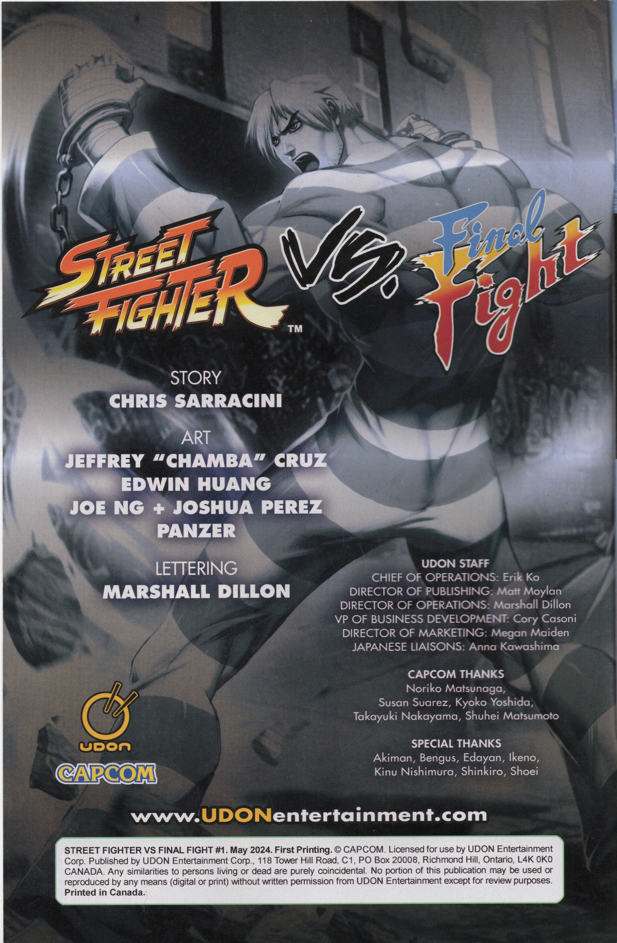 FCBD 2024 Collection issue Street Fighter vs Final Fight - Page 2