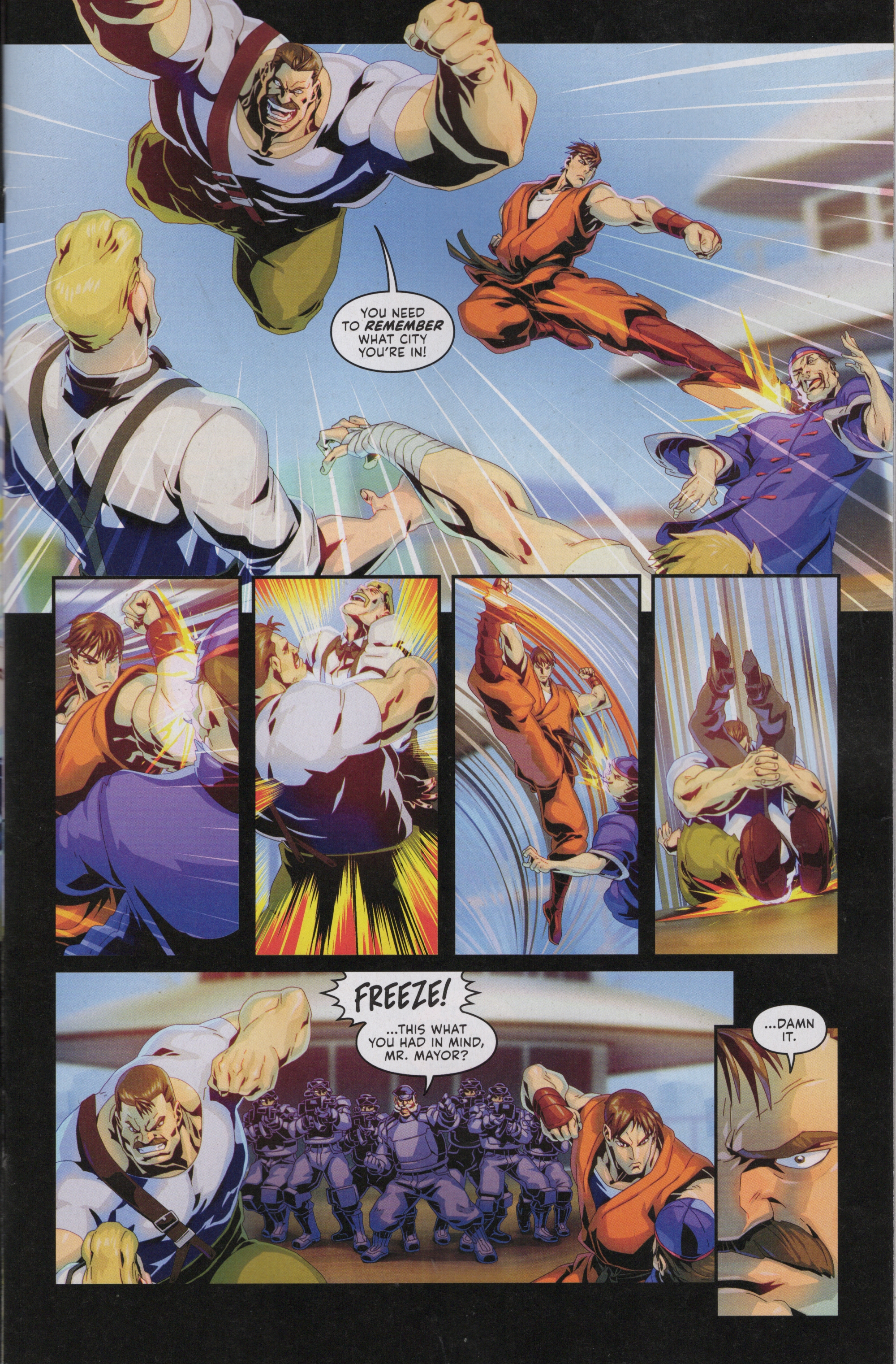 <{ $series->title }} issue Street Fighter vs Final Fight - Page 7